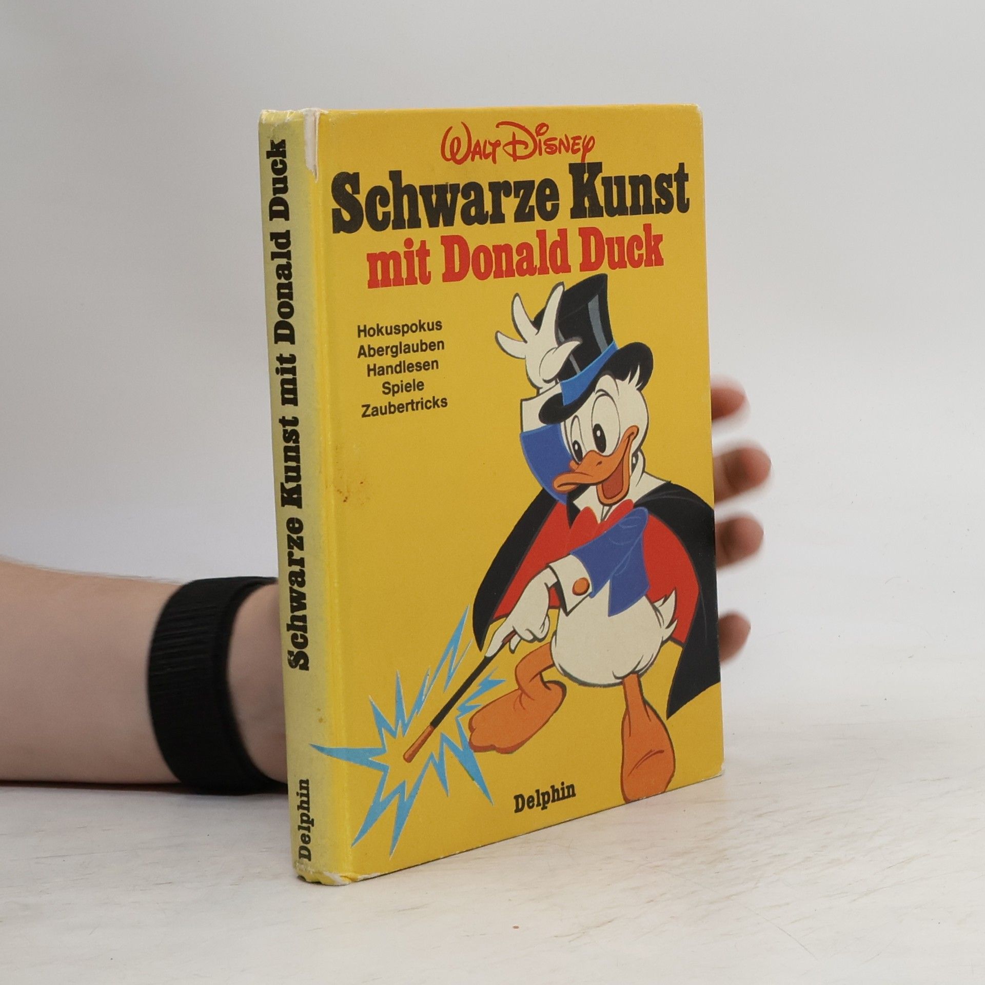 Walt Disney Schwarze Kunst mit Donald Duck