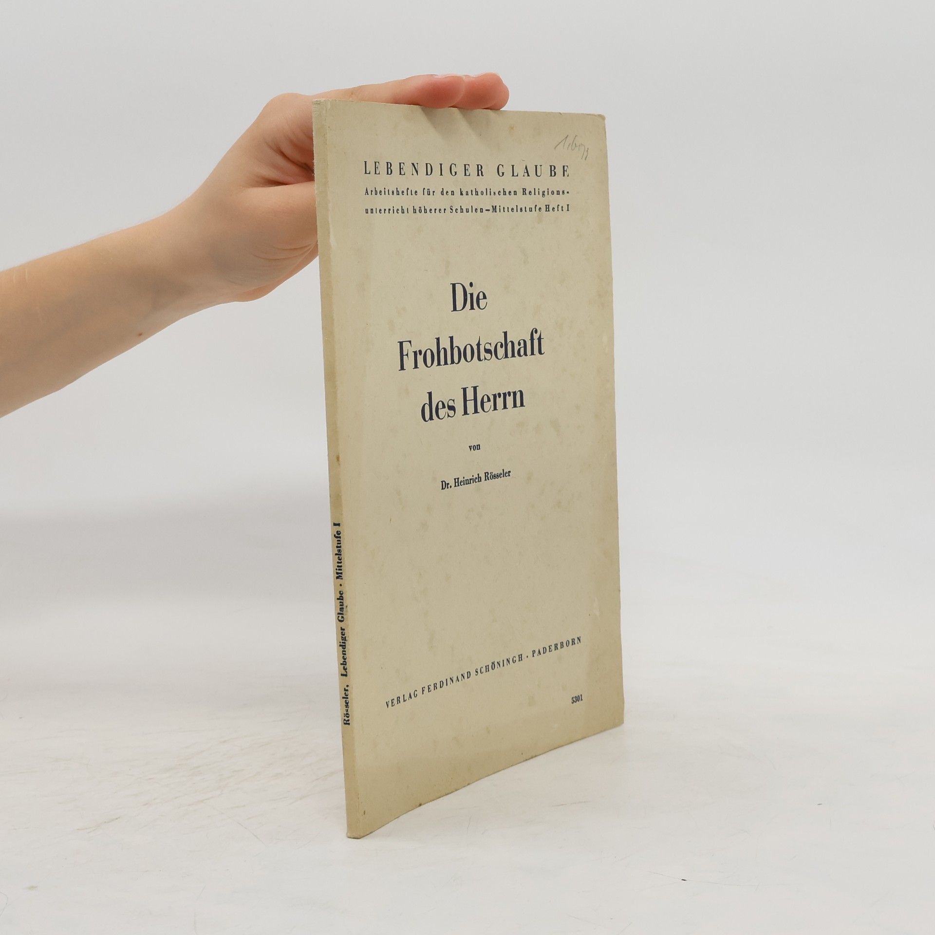 Heinrich Rösseler Die Frohbotschaft des Herrn