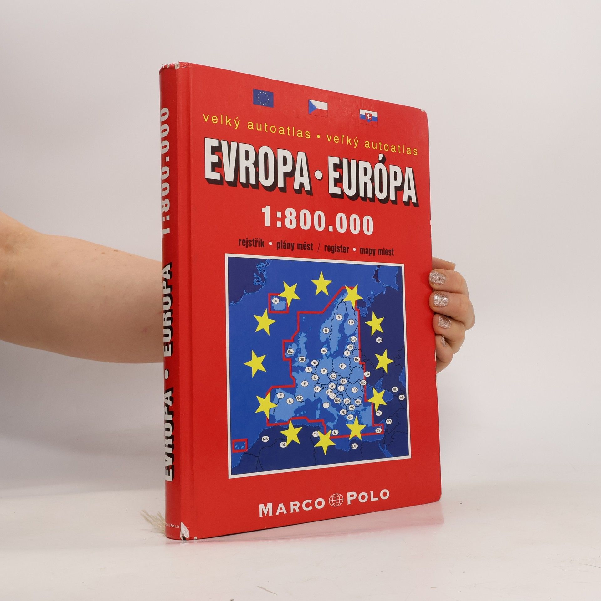 kolektiv Velký autoatlas: Evropa-Európa 1:800 000