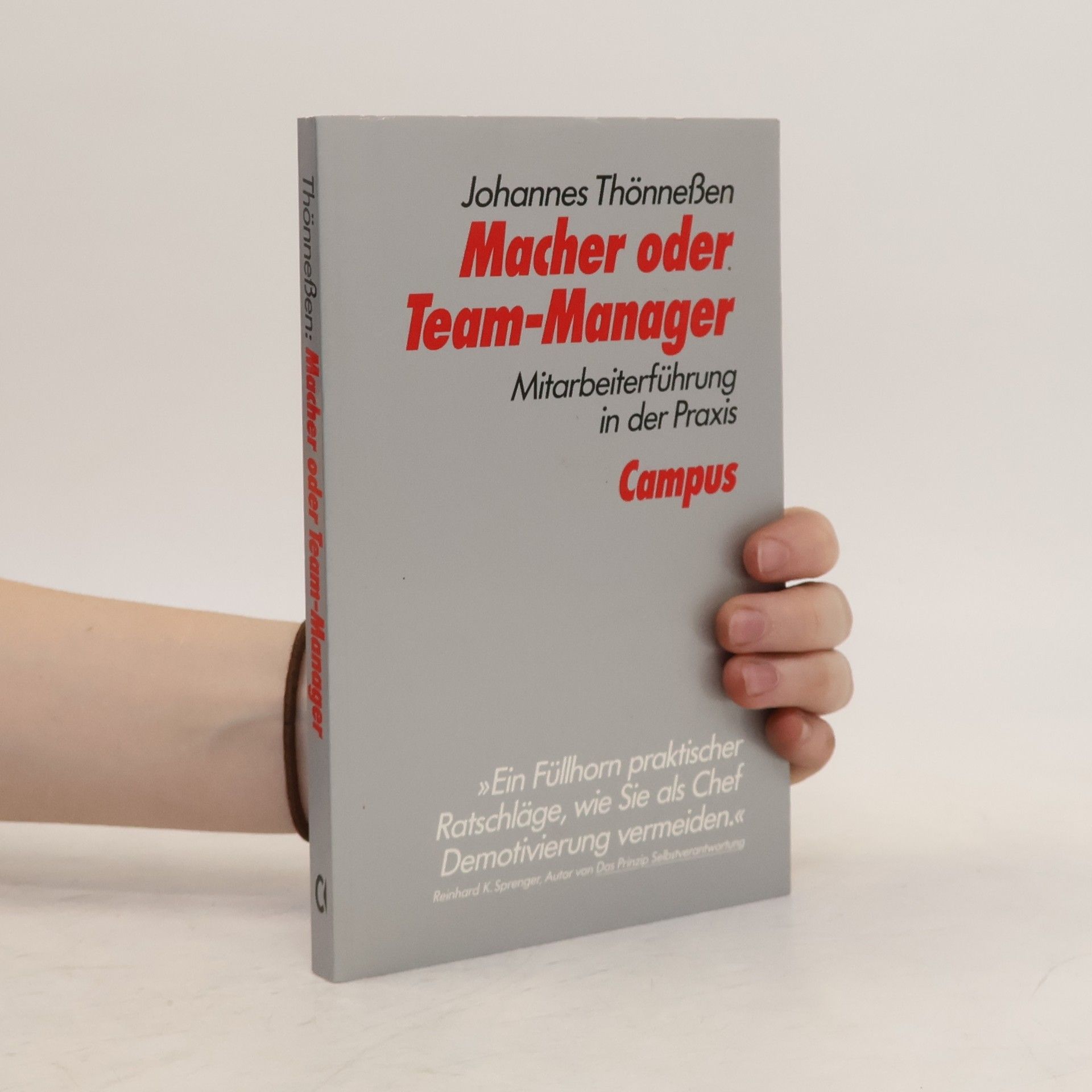 Johannes Thönneßen Macher oder Team-Manager