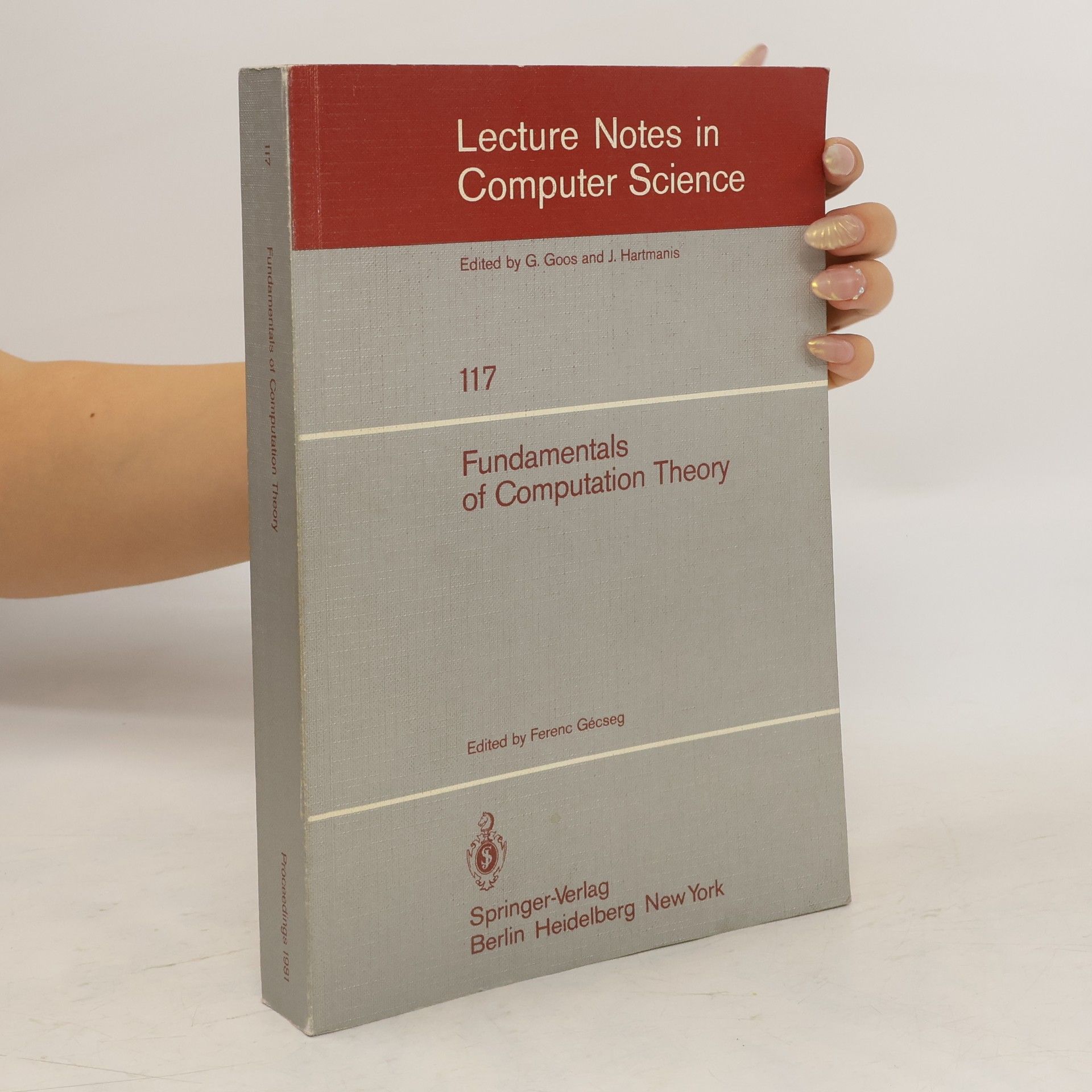 Ferenc Ge cseg Fundamentals of computation theory