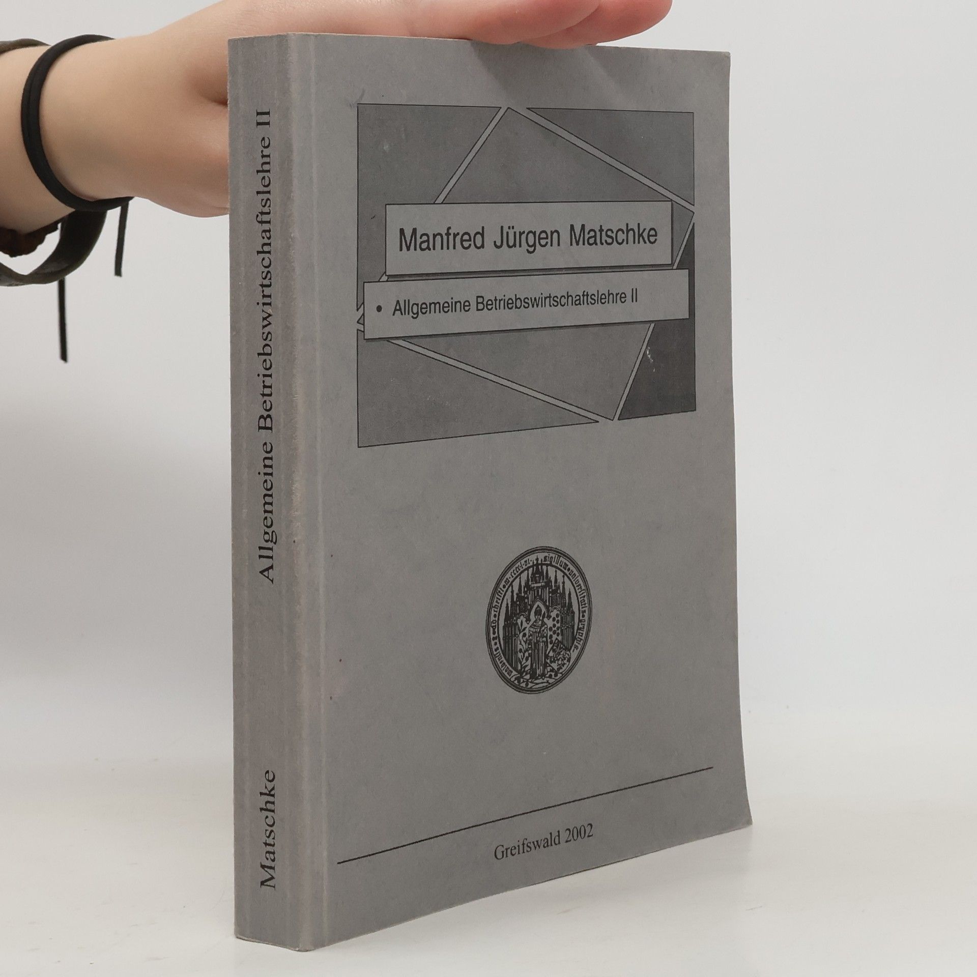 Manfred J. Matschke Allgemeine Betriebswirtschaftslehre 2