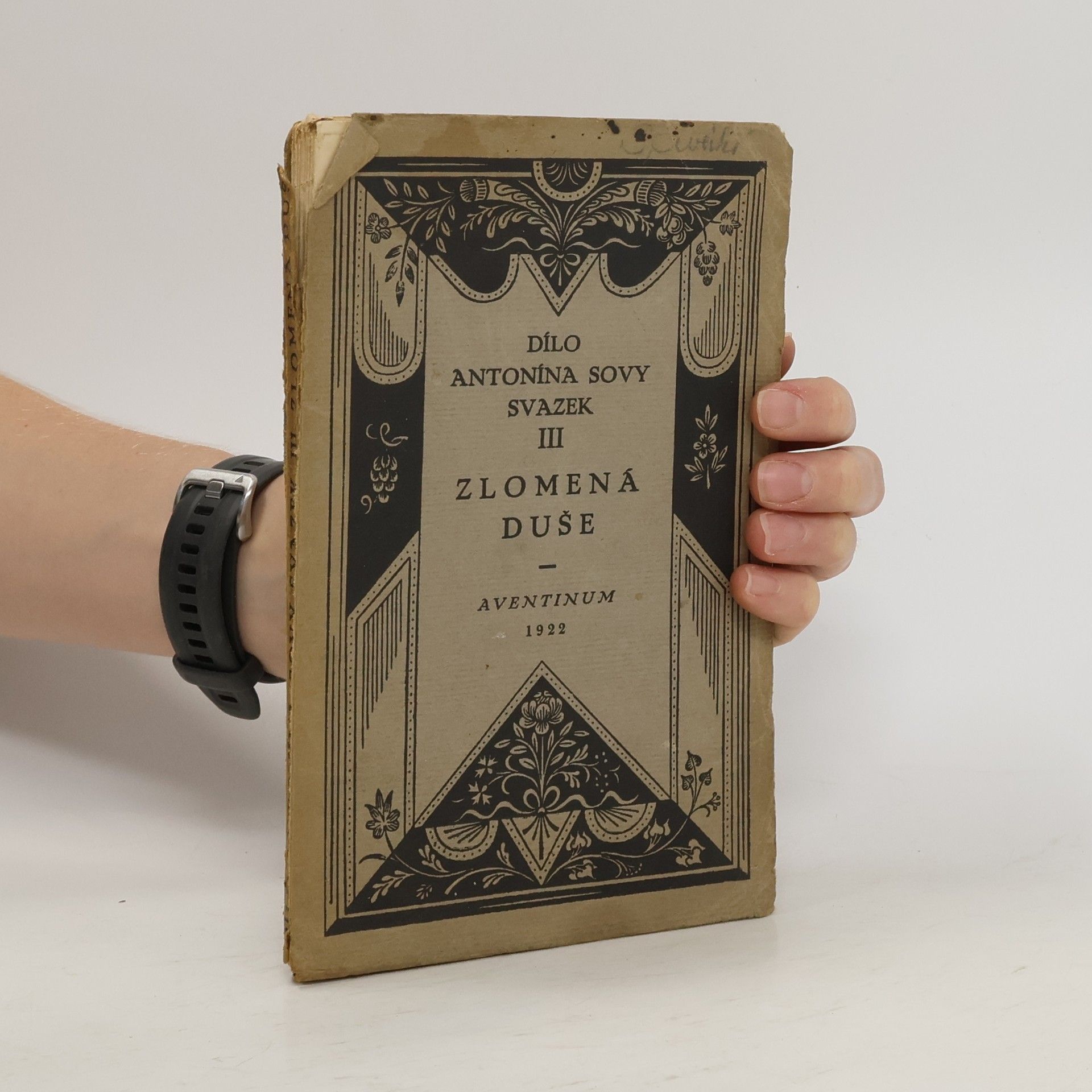 Antonín Sova Zlomená duše