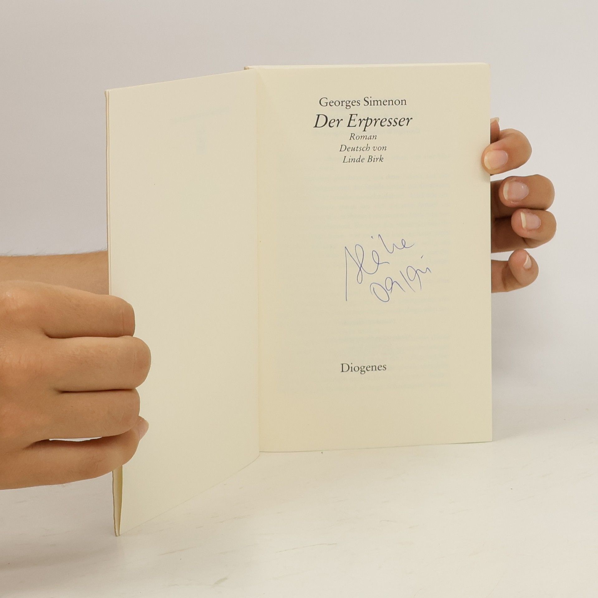 Georges Simenon Der Erpresser