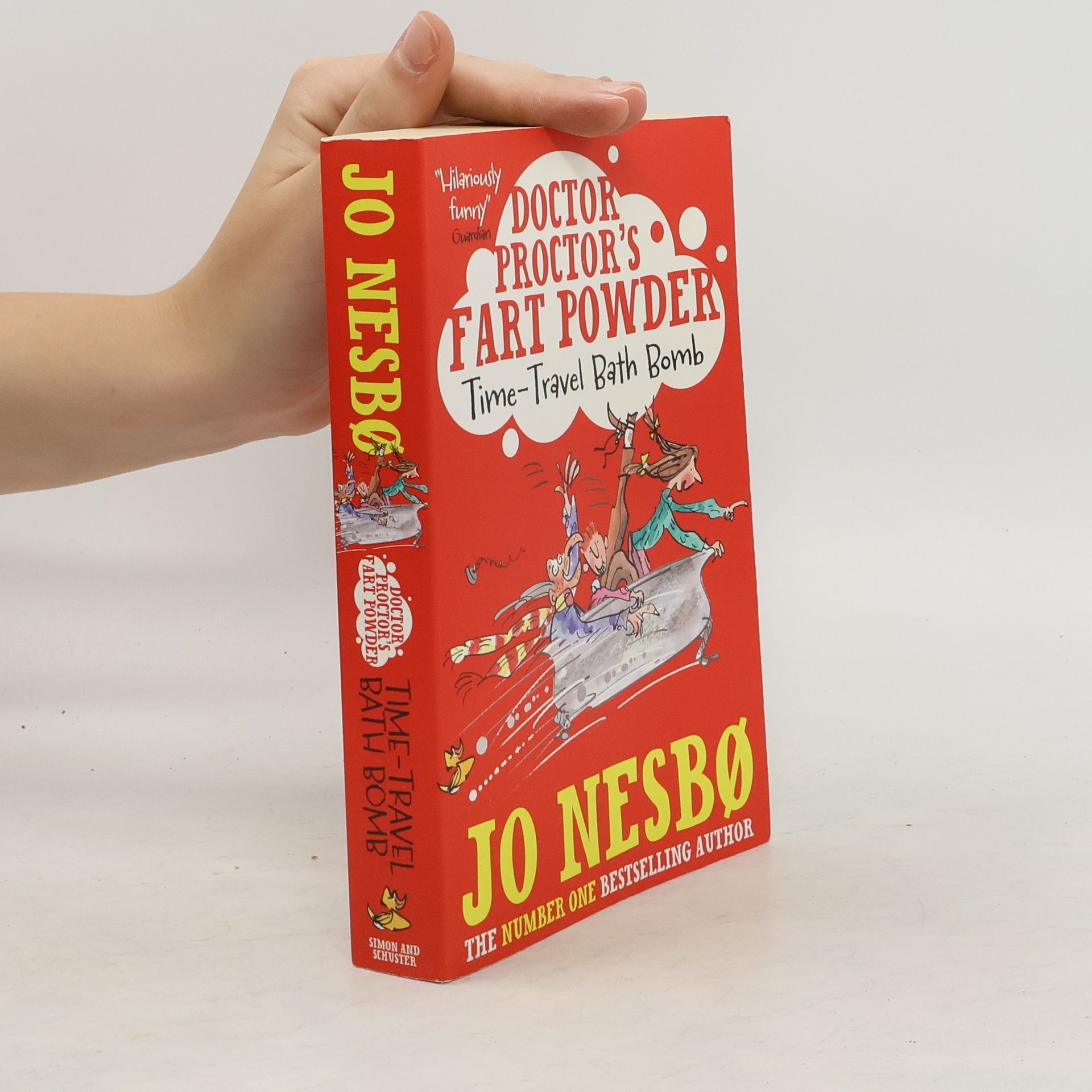 Jo Nesbø Doctor Proctor's fart powder. Time-travel bath bomb