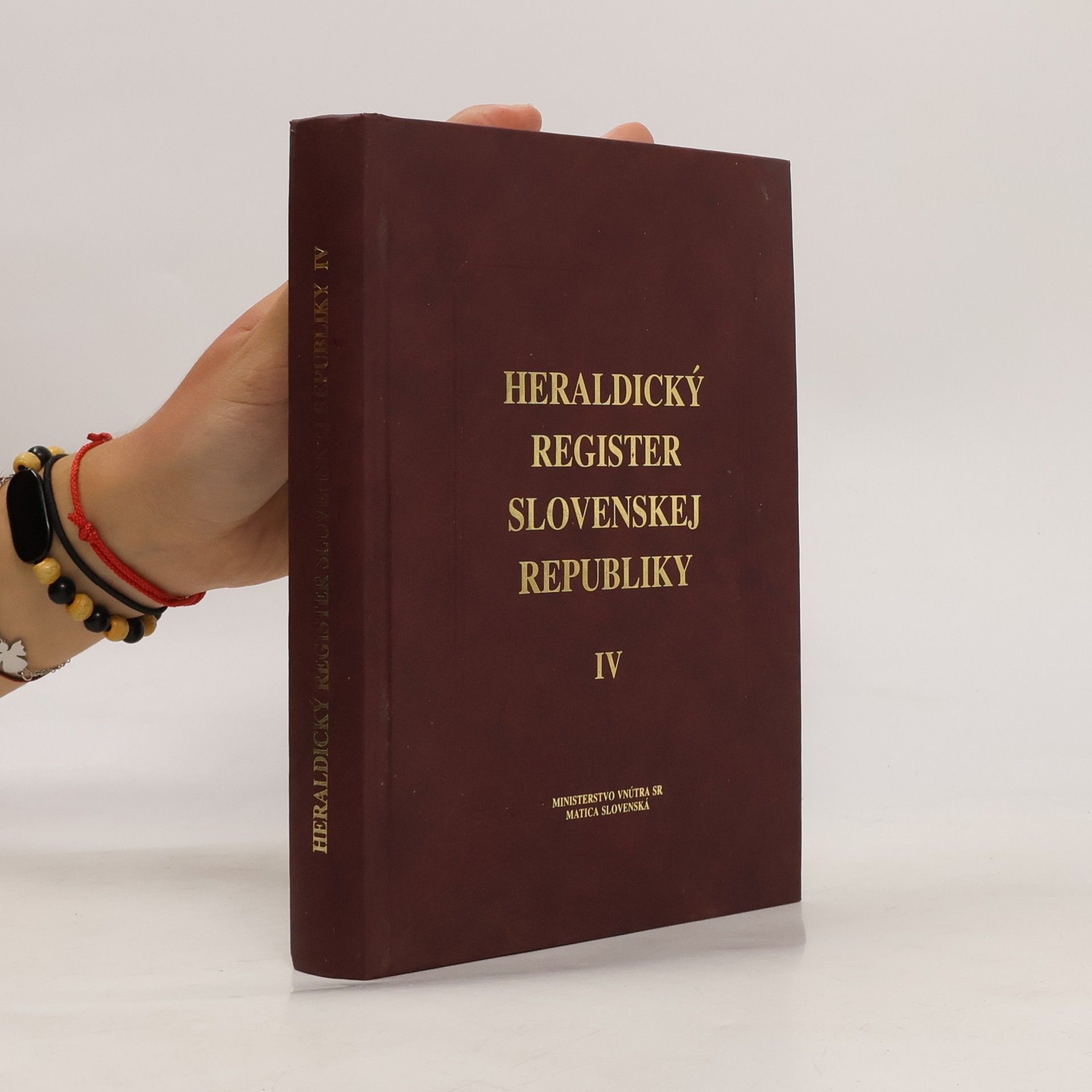Ladislav Vrteľ Heraldický register Slovenskej republiky IV