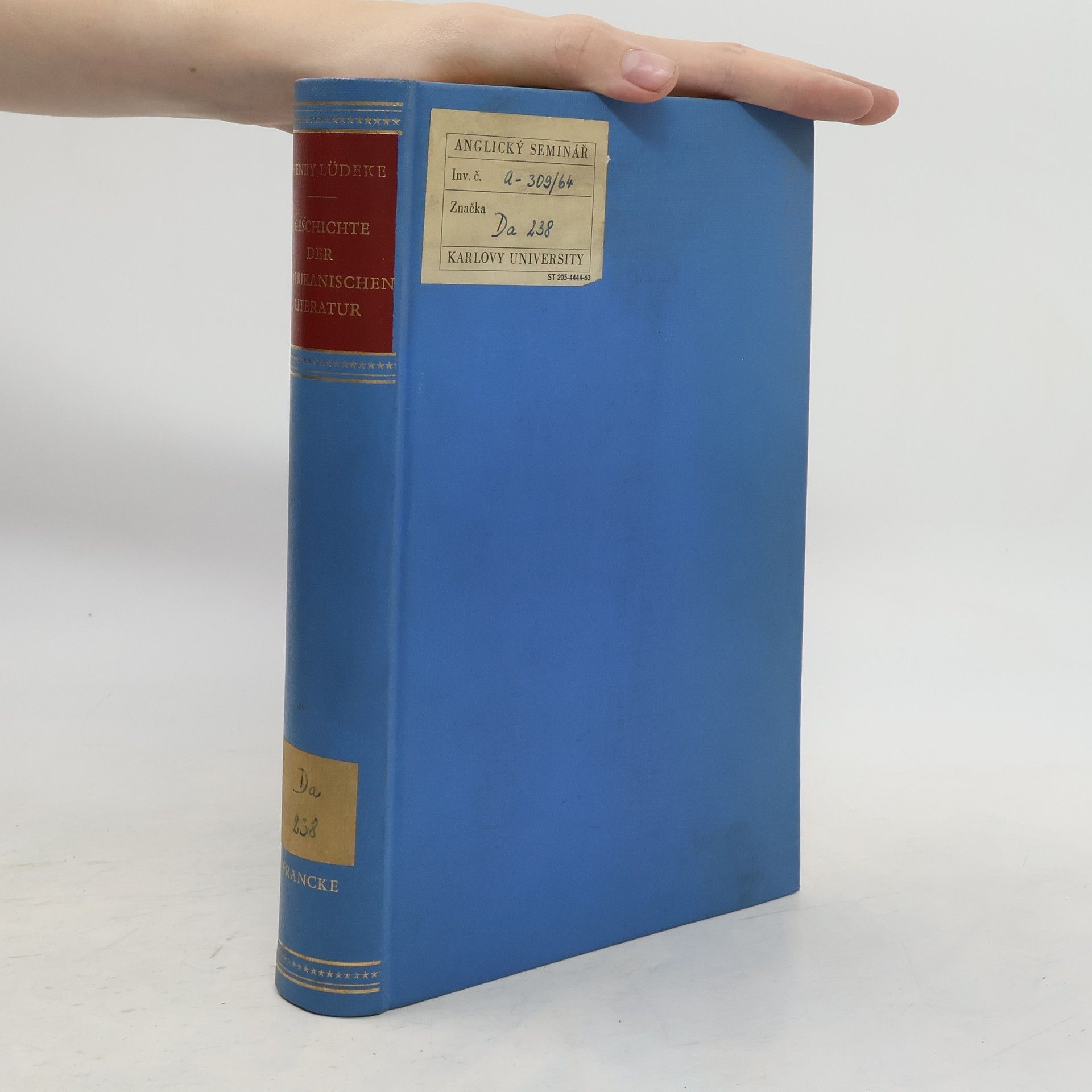 Henry Lüdeke Geschichte der Amerikanischen Literatur
