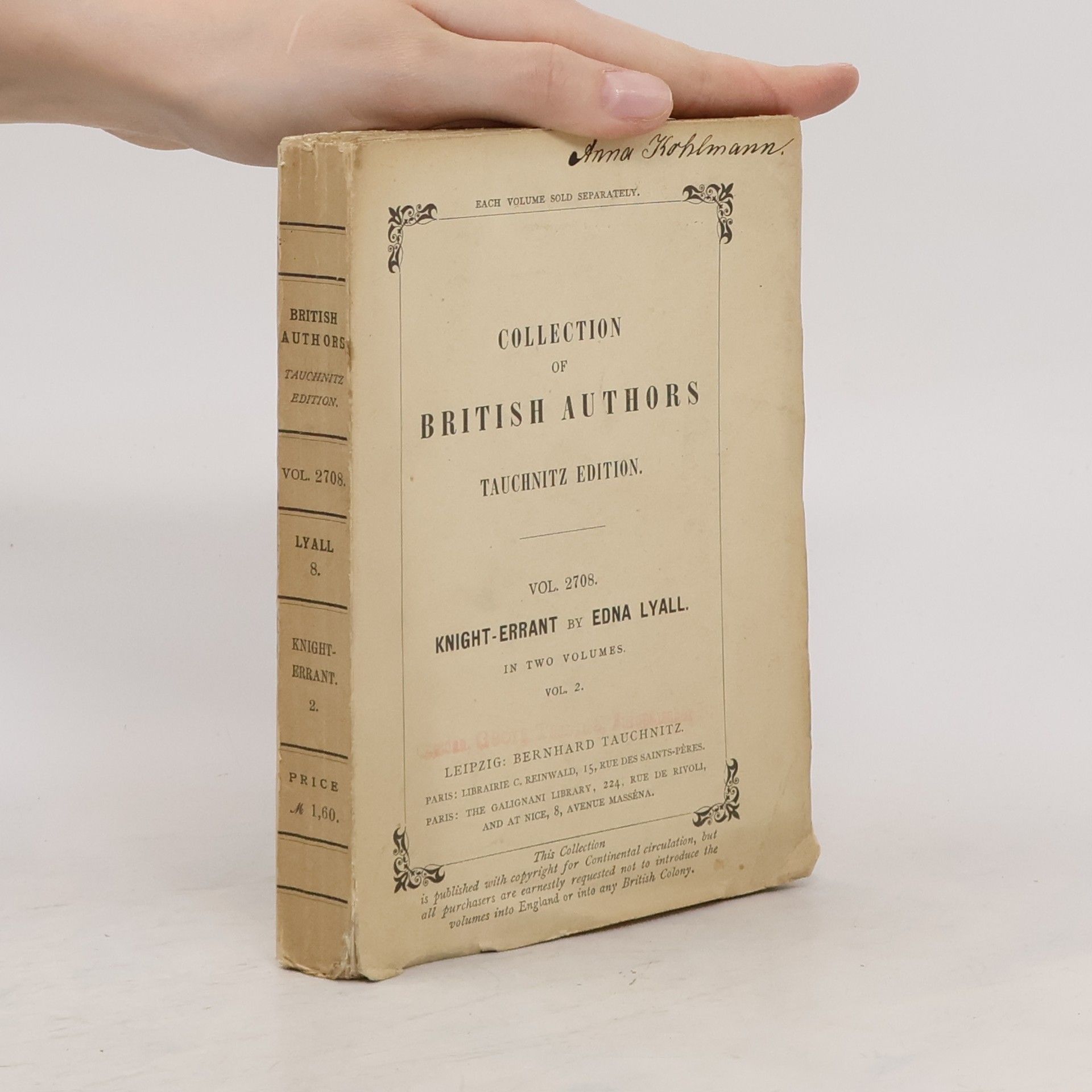 Edna Lyall Collection of British Authors