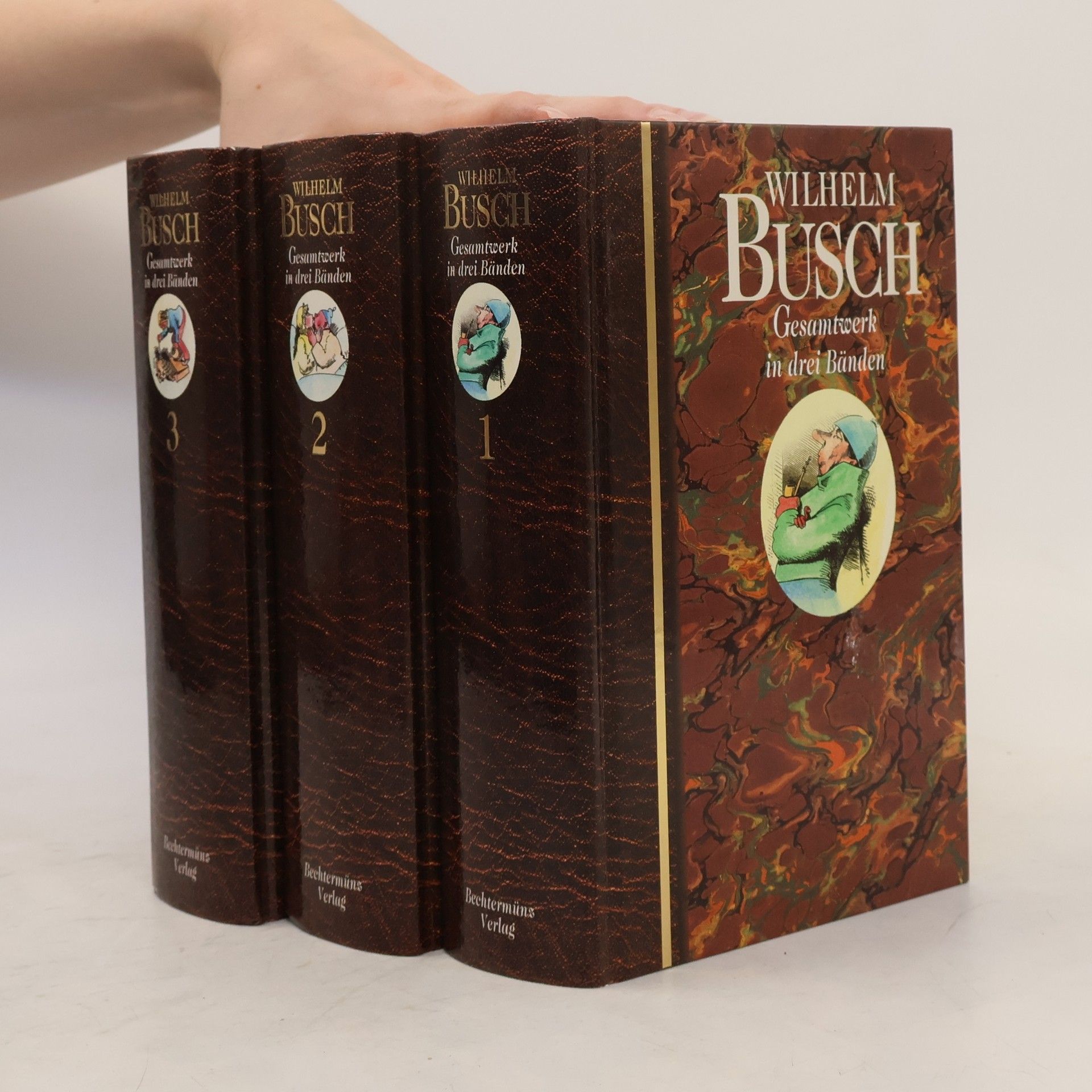 Wilhelm Busch Gesamtwerk in drei Bänden 1-3