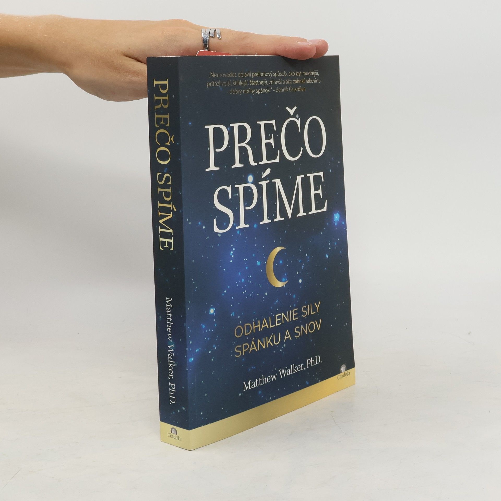 Matthew Walker Prečo spíme