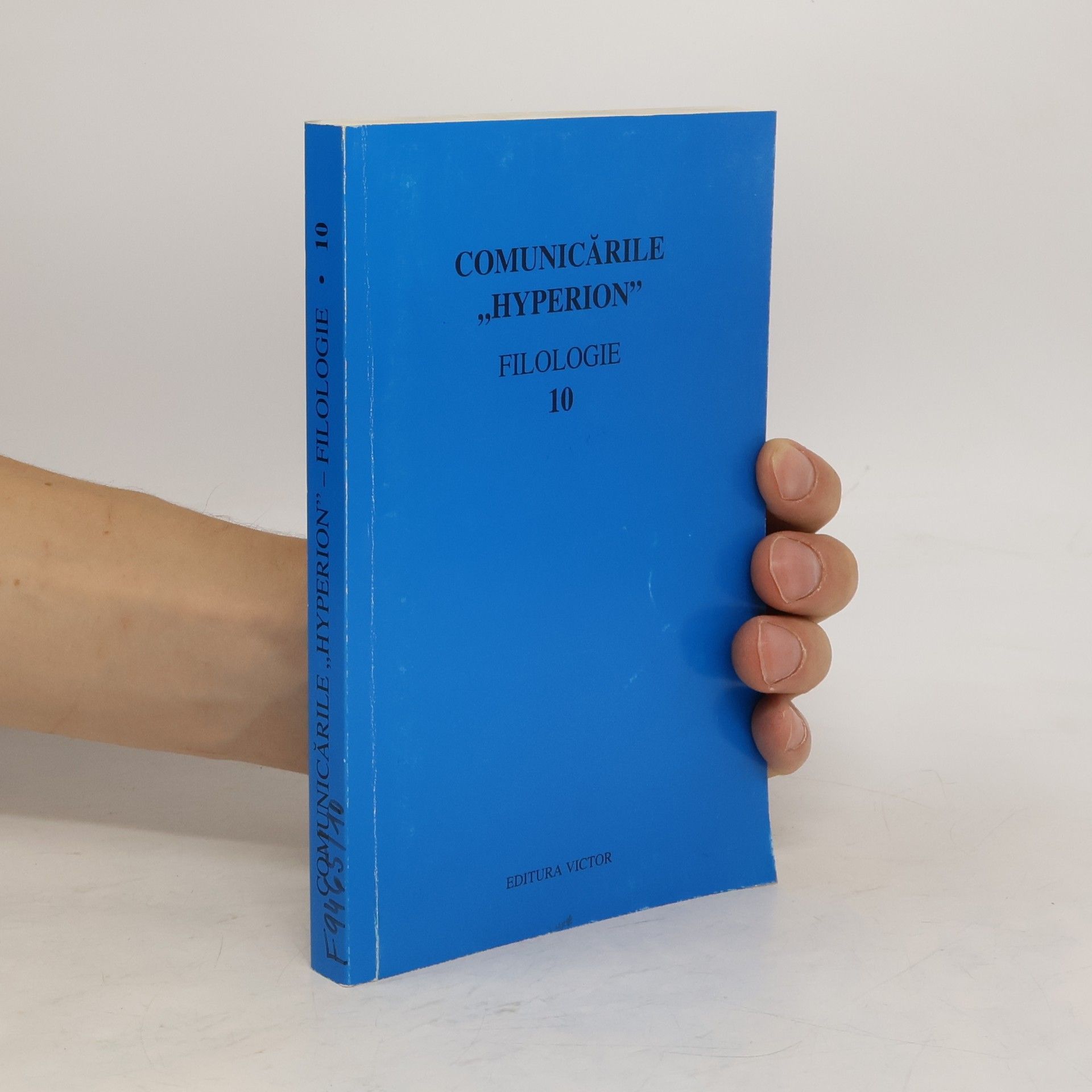 Collectif d'auteurs Comunicările "Hyperion". Filologie 10