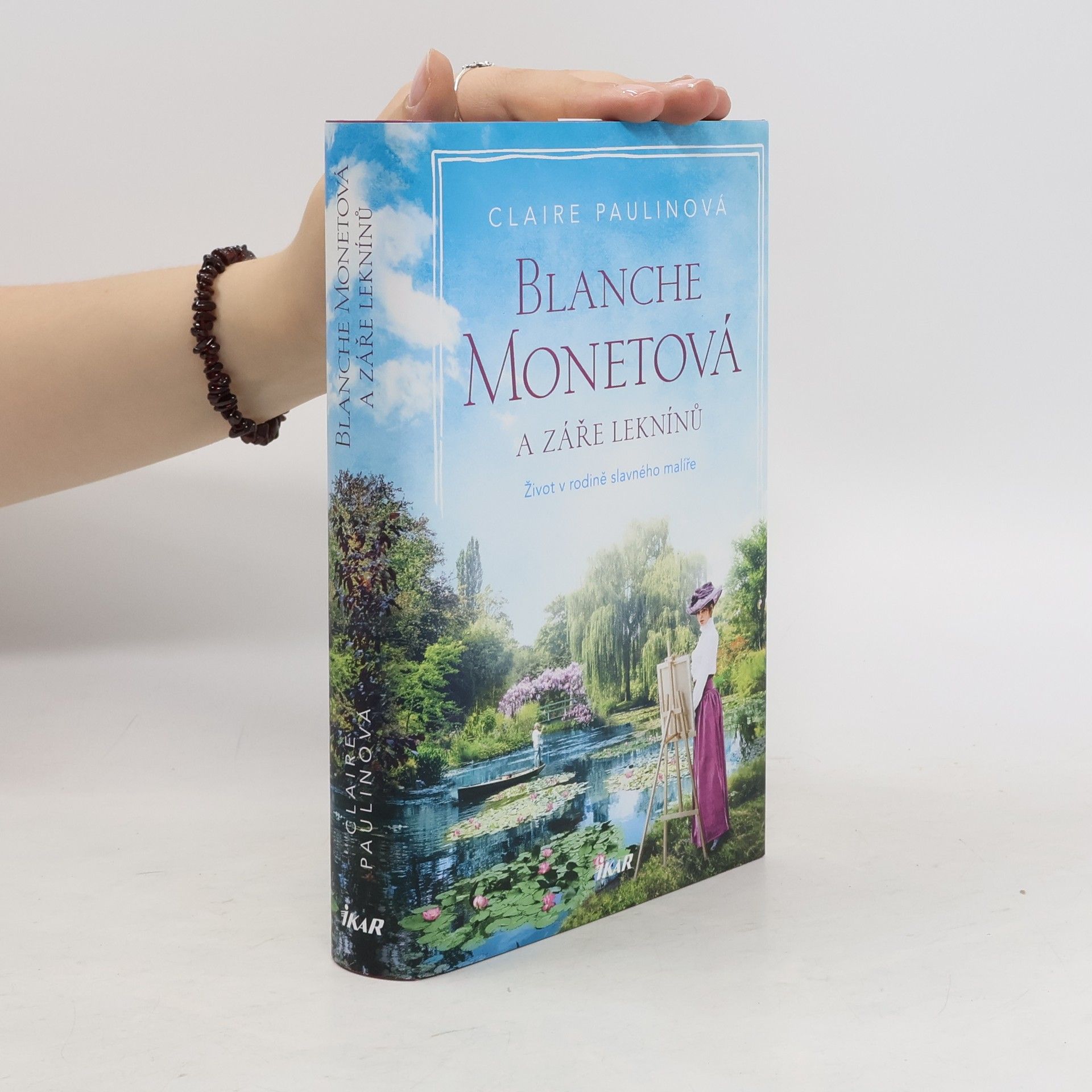 Claire Paulin Blanche Monetová a záře leknínů