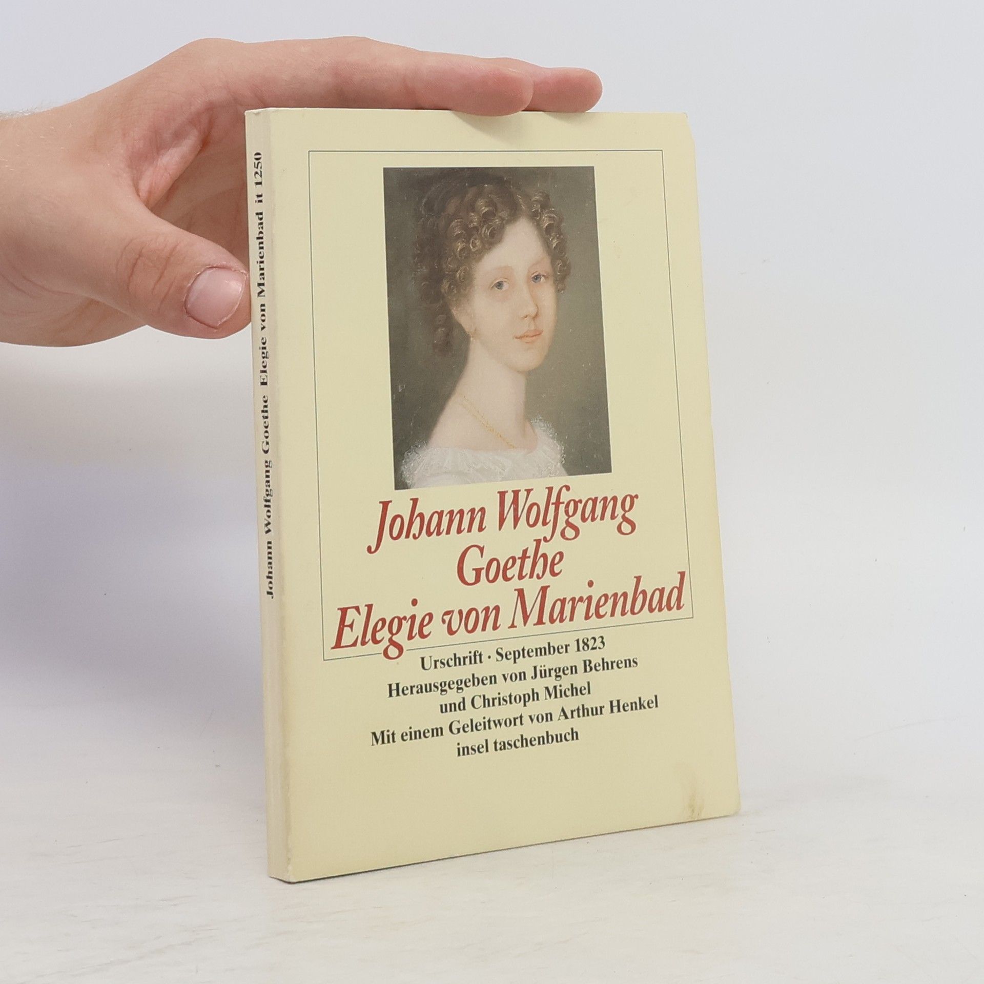 Johann Wolfgang von Goethe Elegie von Marienbad