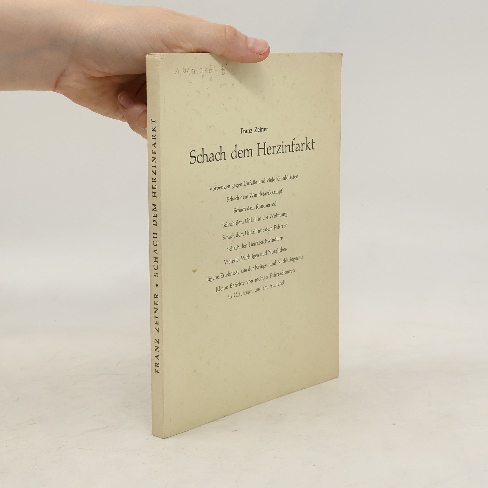 Franz Zeiner Schach dem Herzinfarkt