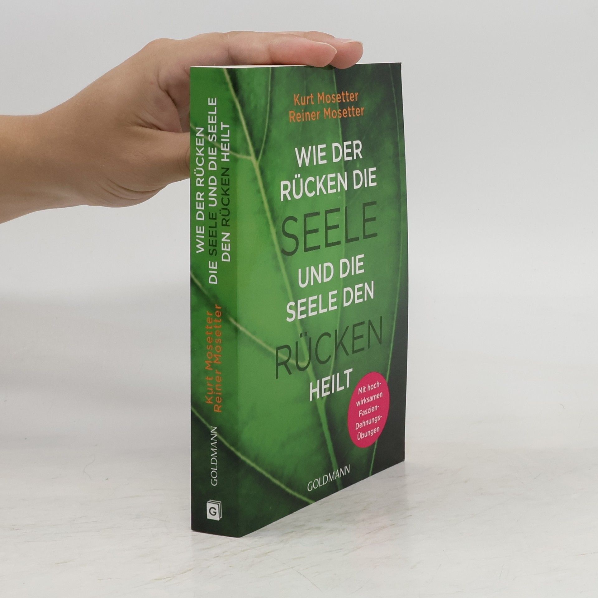 Kurt Mosetter Wie der Rücken die Seele und die Seele den Rücken heilt