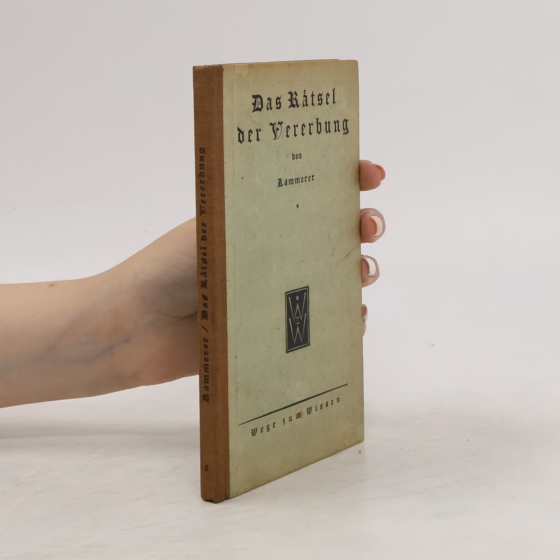 Paul Kammerer Das Rätsel der Vererbung