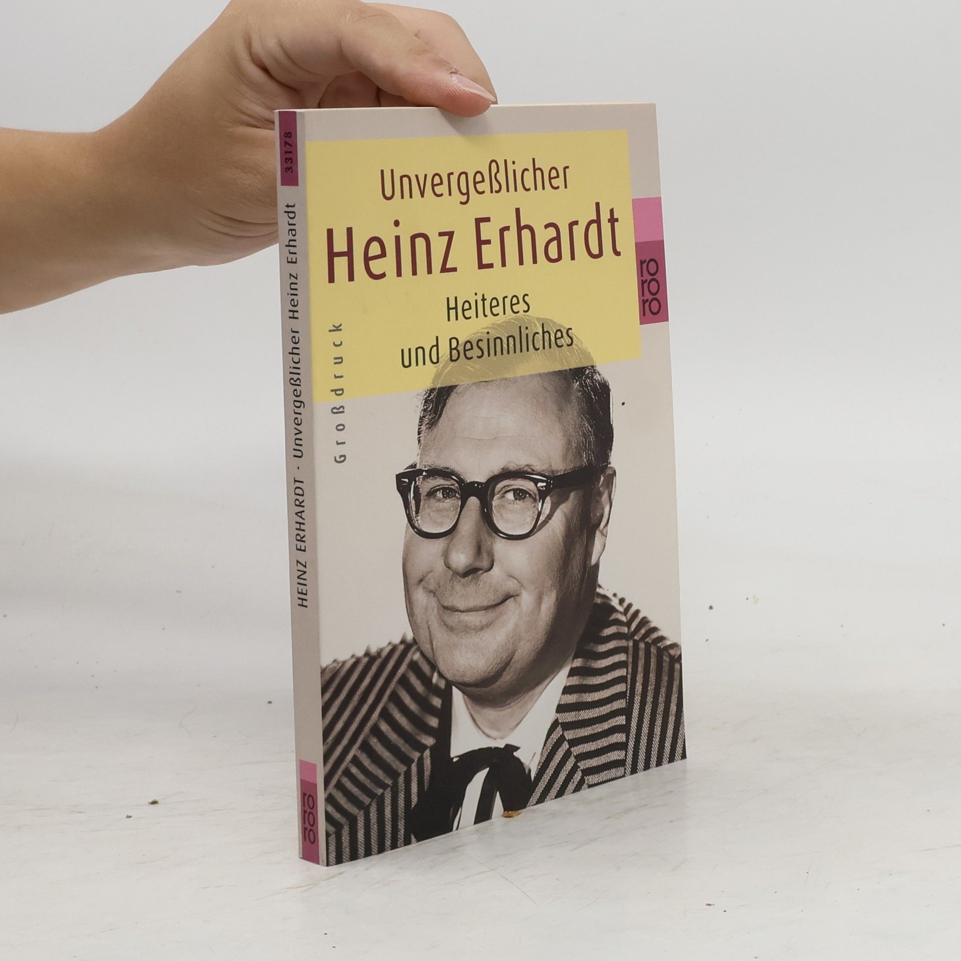 Heinz Erhardt Unvergeßlicher Heinz Erhardt, Großdruck
