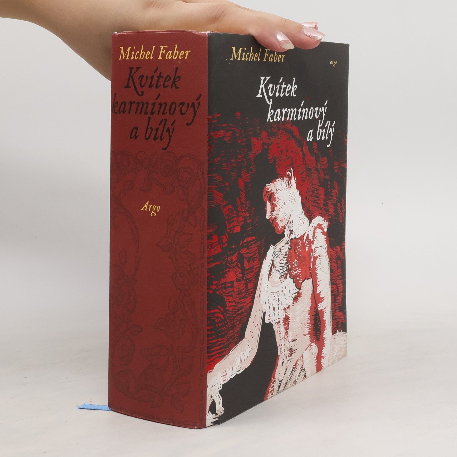 Michel Faber Kvítek karmínový a bílý