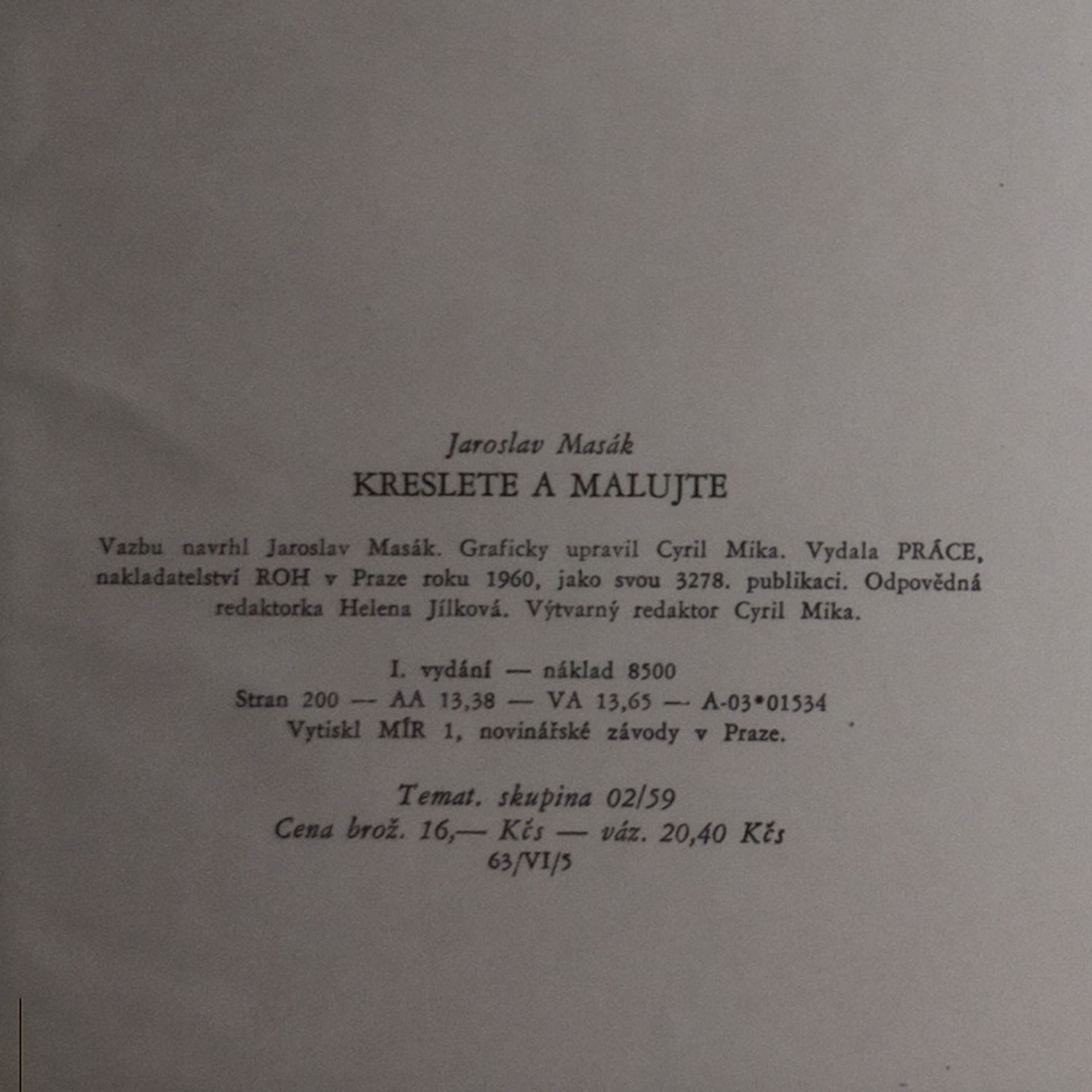Jaroslav Masák Kreslete a malujte