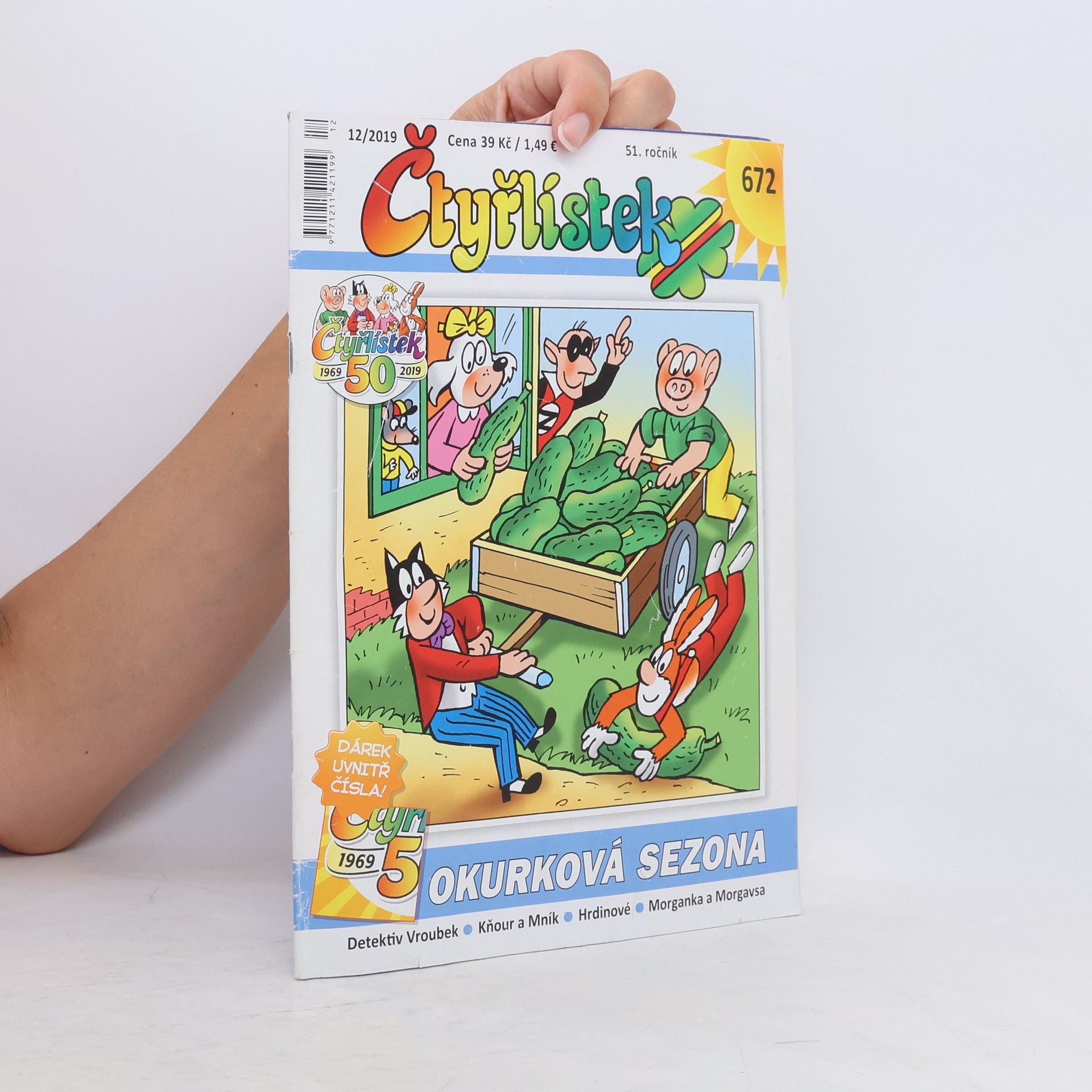 Collectif d'auteurs Čtyřlístek 672. Okurková sezóna 12/2019