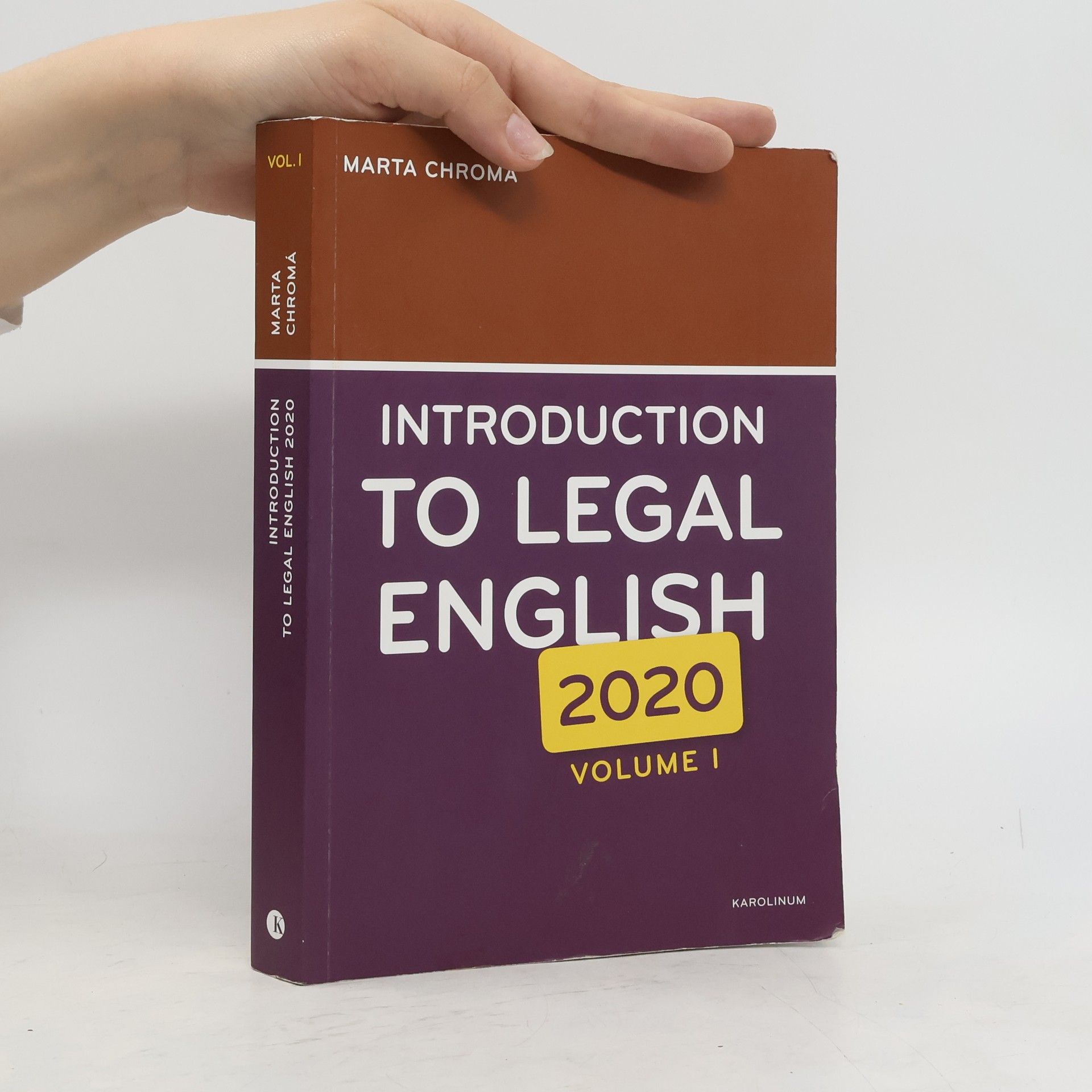 Marta Chromá Introduction to legal English : Volume I