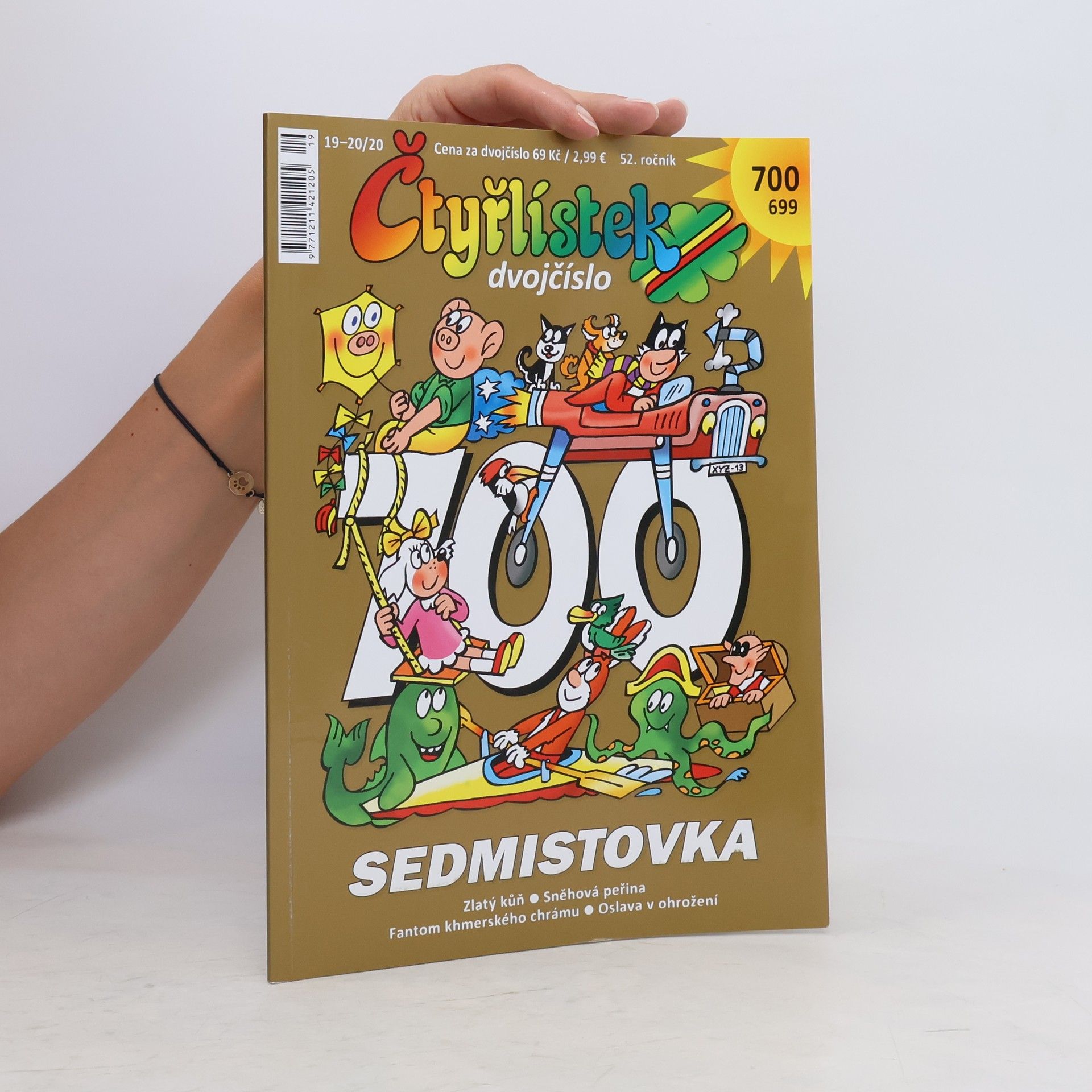Collectif d'auteurs Čtyřlístek dvojčíslo. 699-700