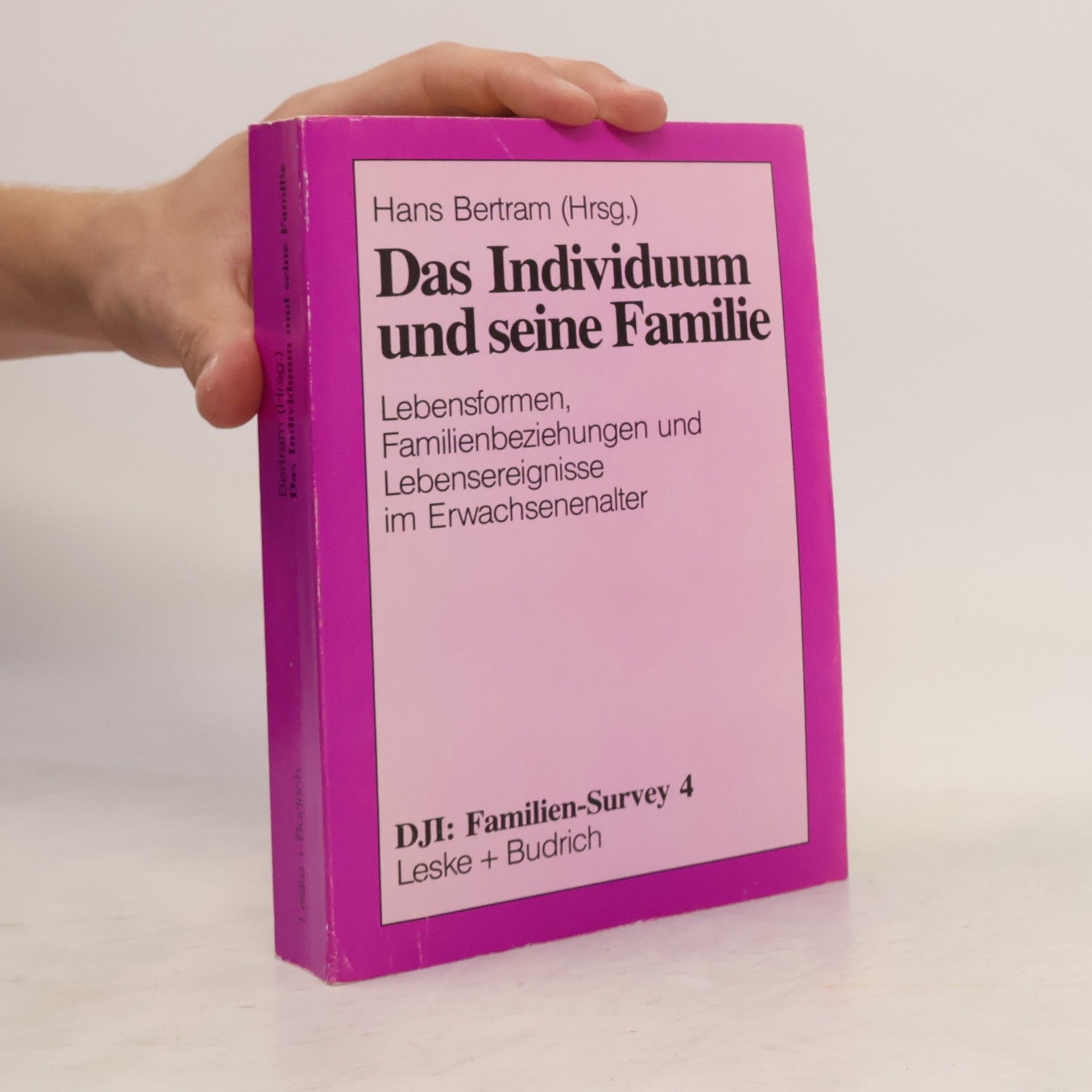 Hans Bertram Das Individuum und seine Familie