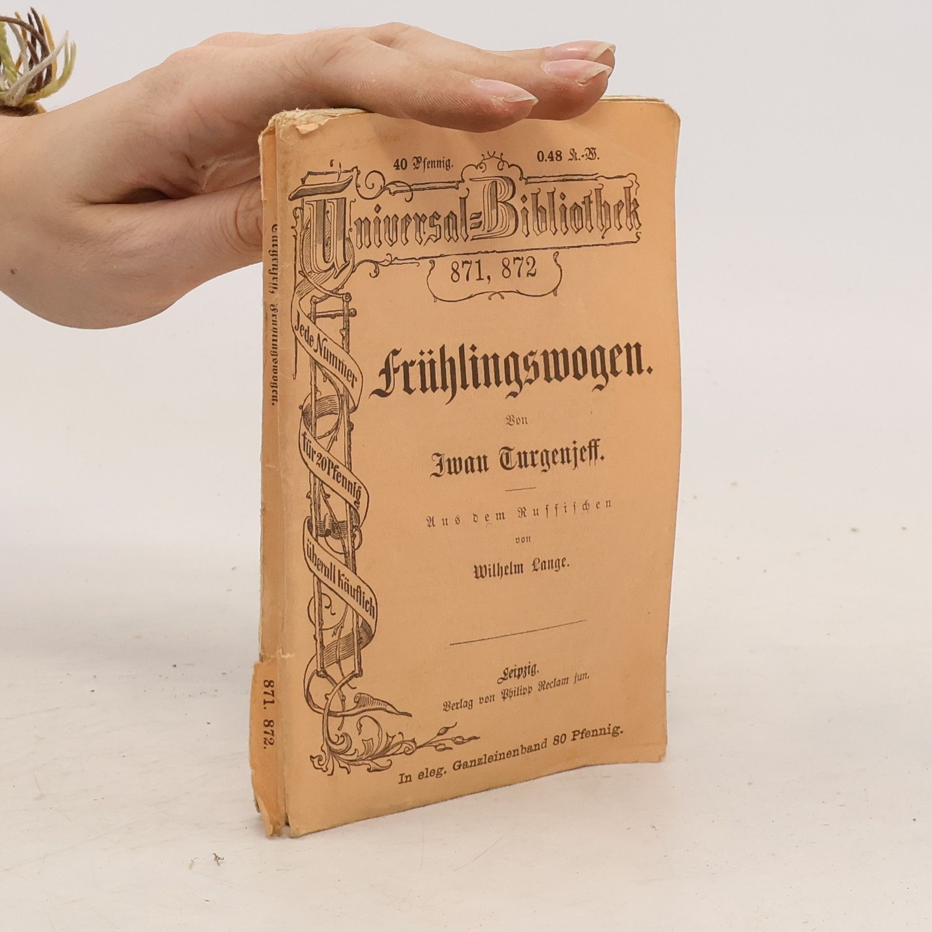 Ivan Sergejevič Turgenev Frühlingswogen
