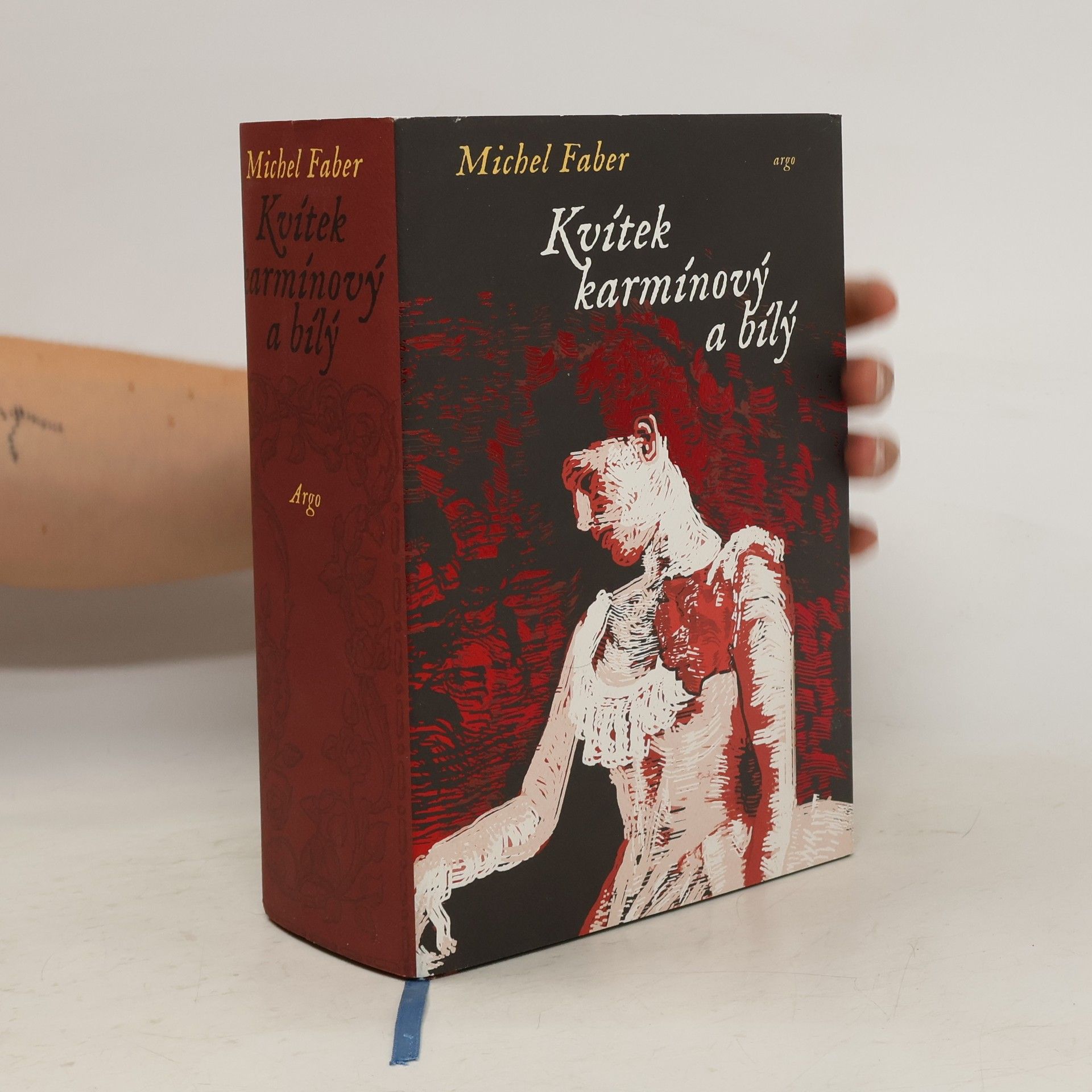 Michel Faber Kvítek karmínový a bílý