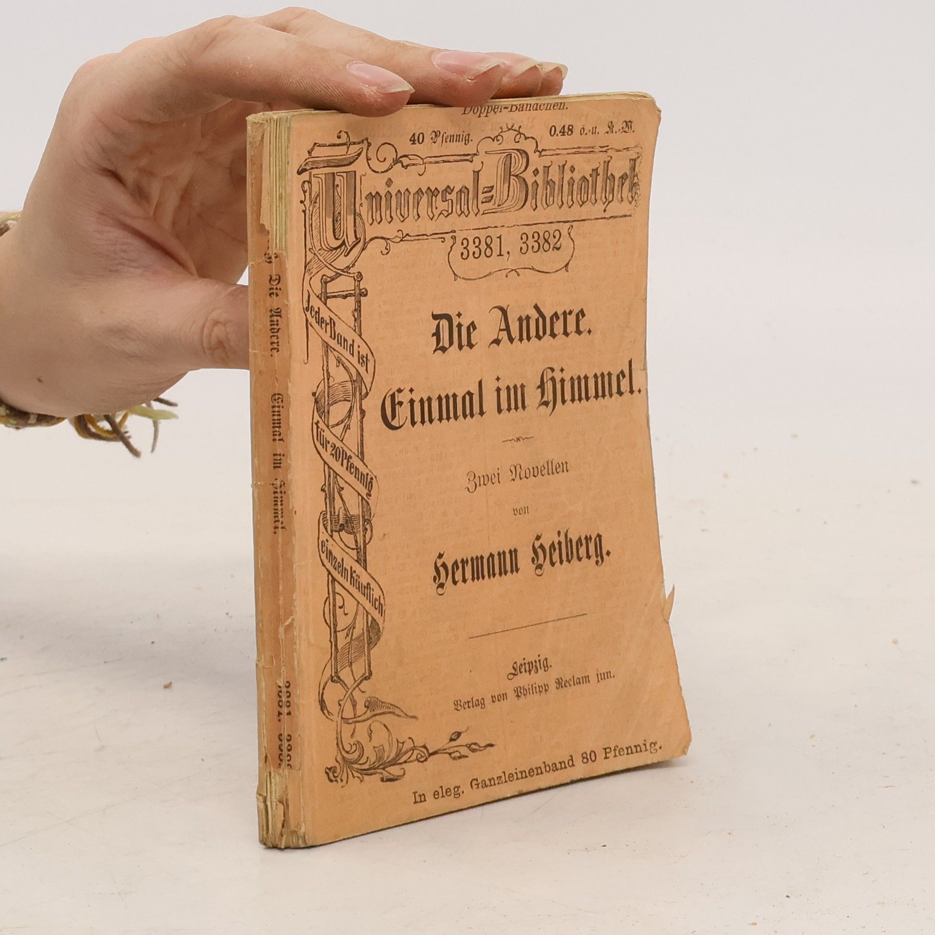 Hermann Heiberg Die Andere. Einmal im Himmel
