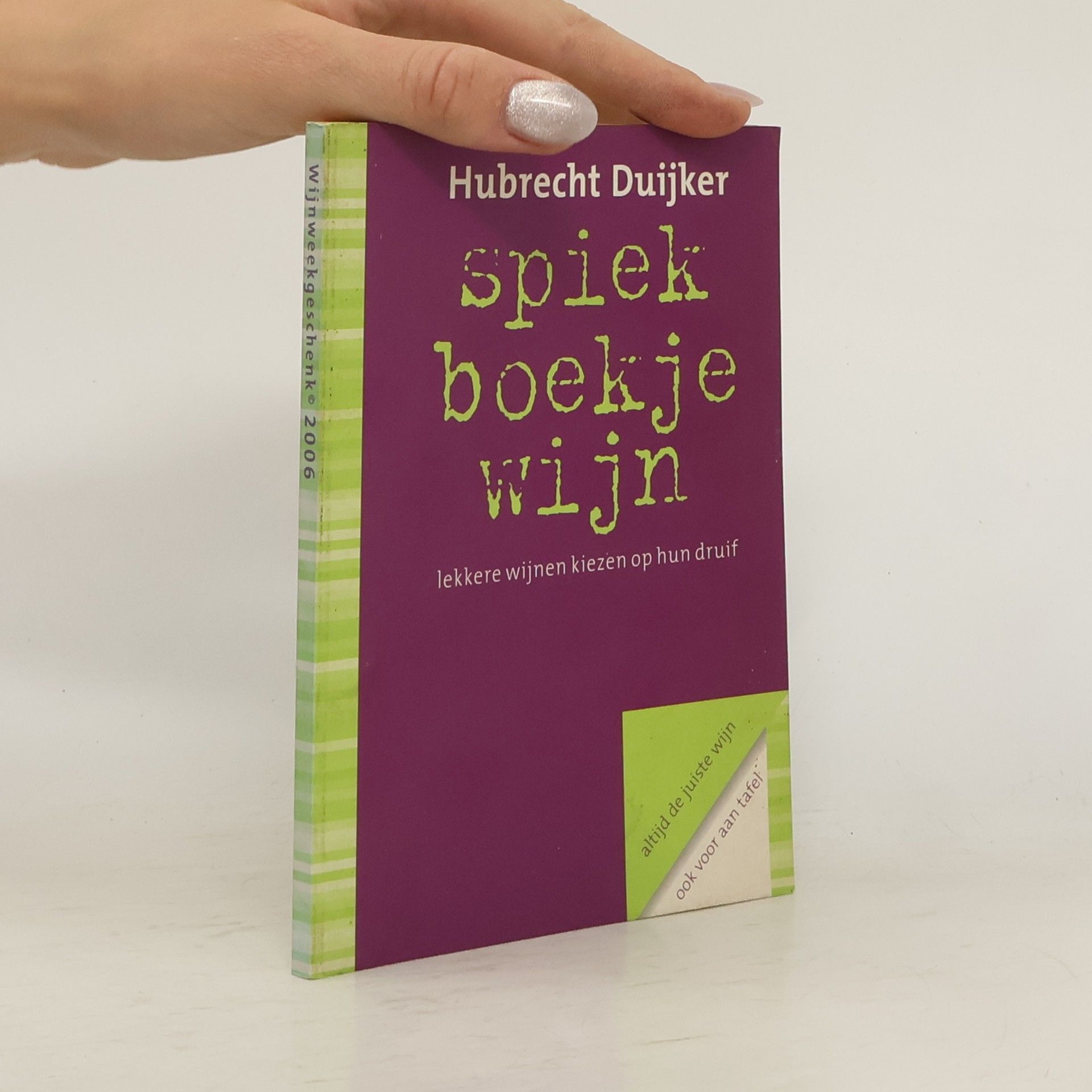 Hubrecht Duijker Spiekboekje wijn