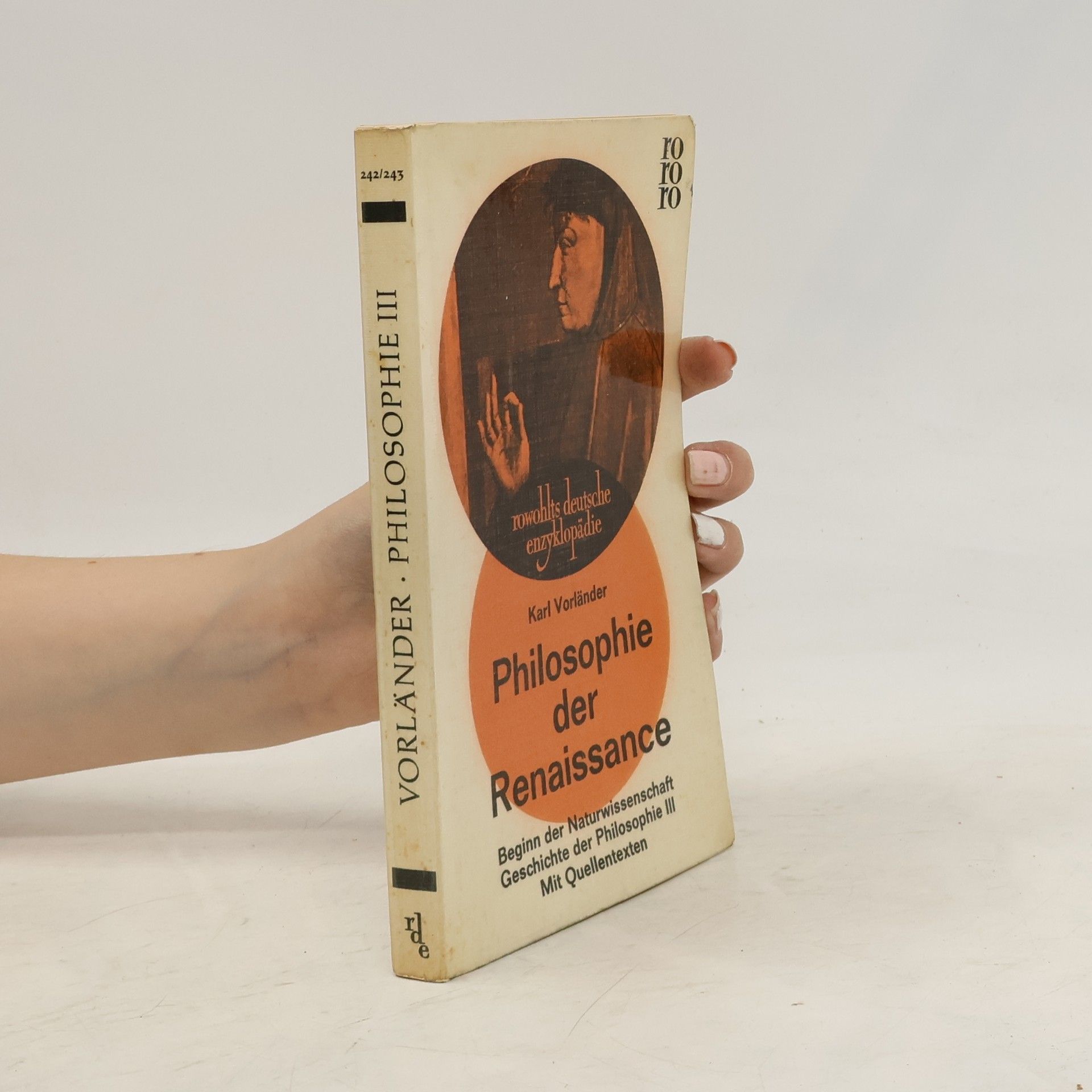 Carl Vorländer Philosophie der Renaissance