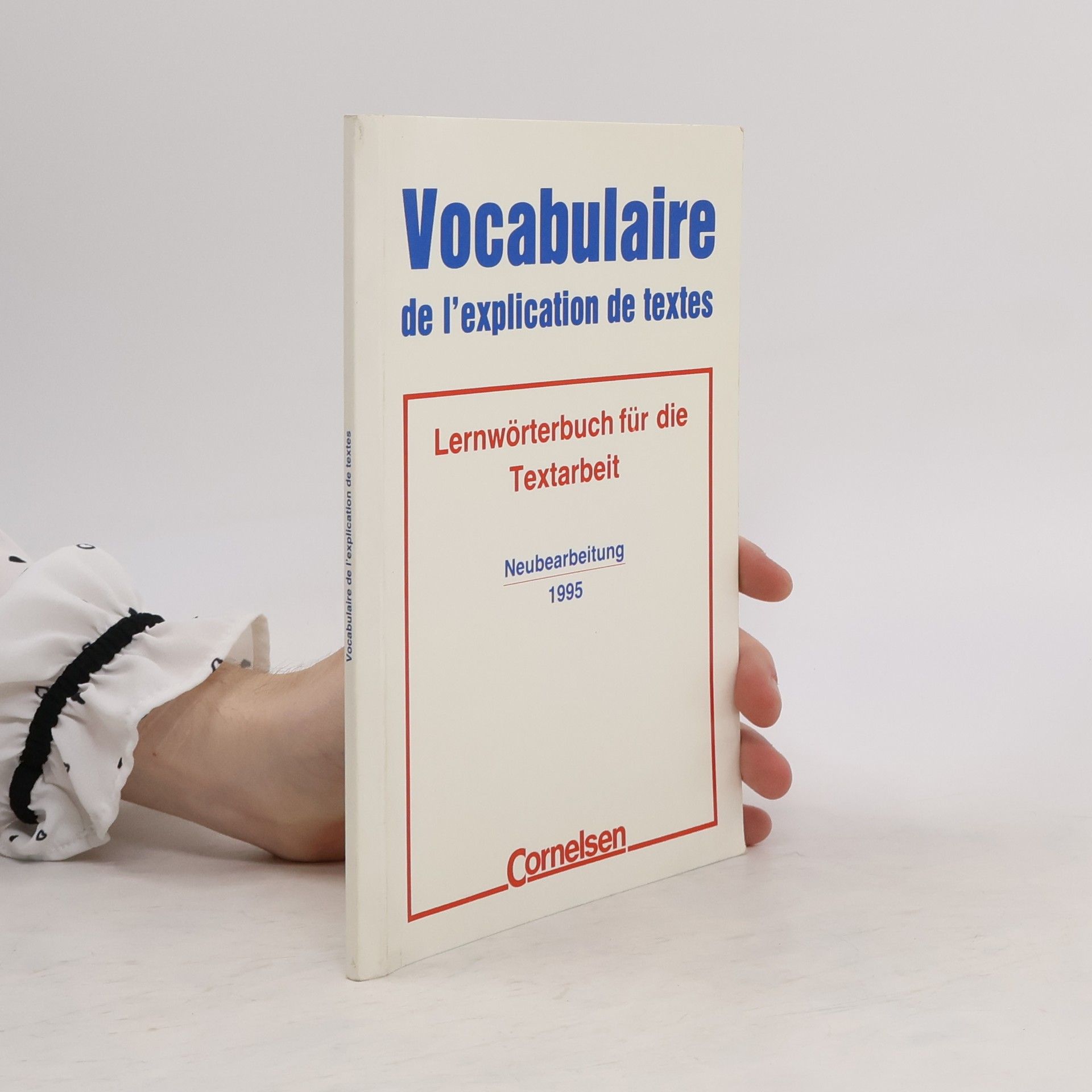 Diethard Lübke Vocabulaire de l'explication de textes
