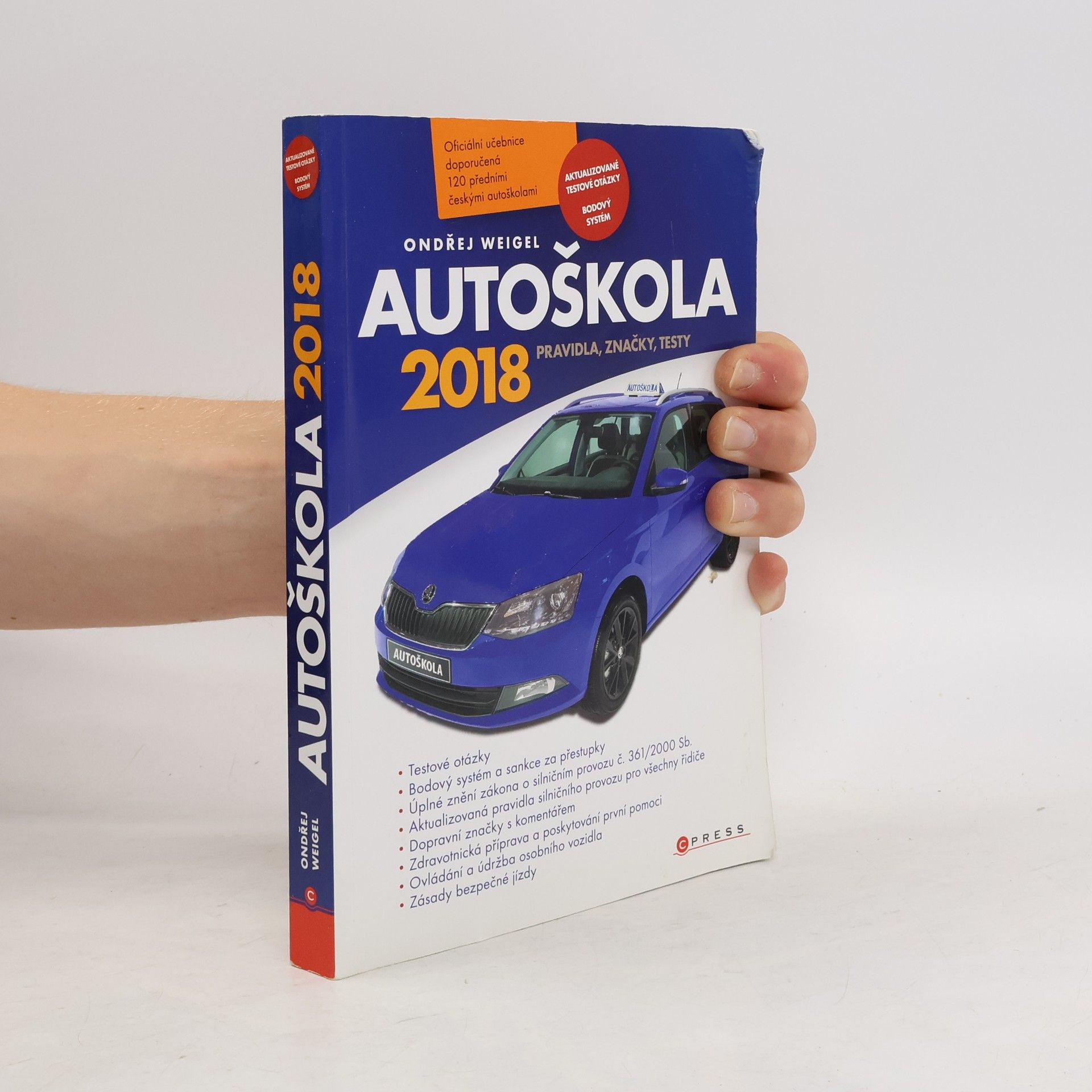 Ondřej Weigel Autoškola 2018 - Pravidla, značky, testy