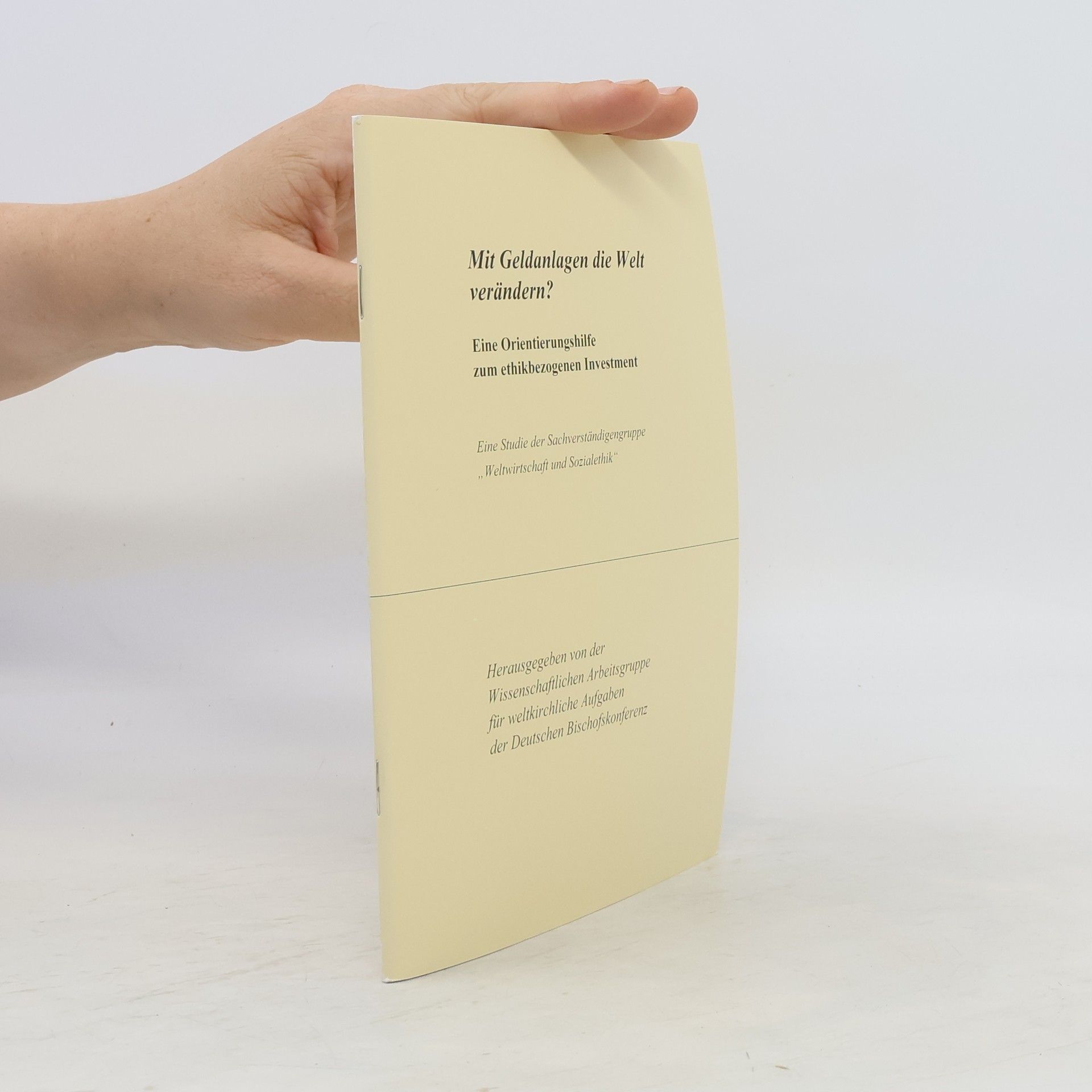 Autorenkollektiv Mit Geldanlagen die Welt verändern?