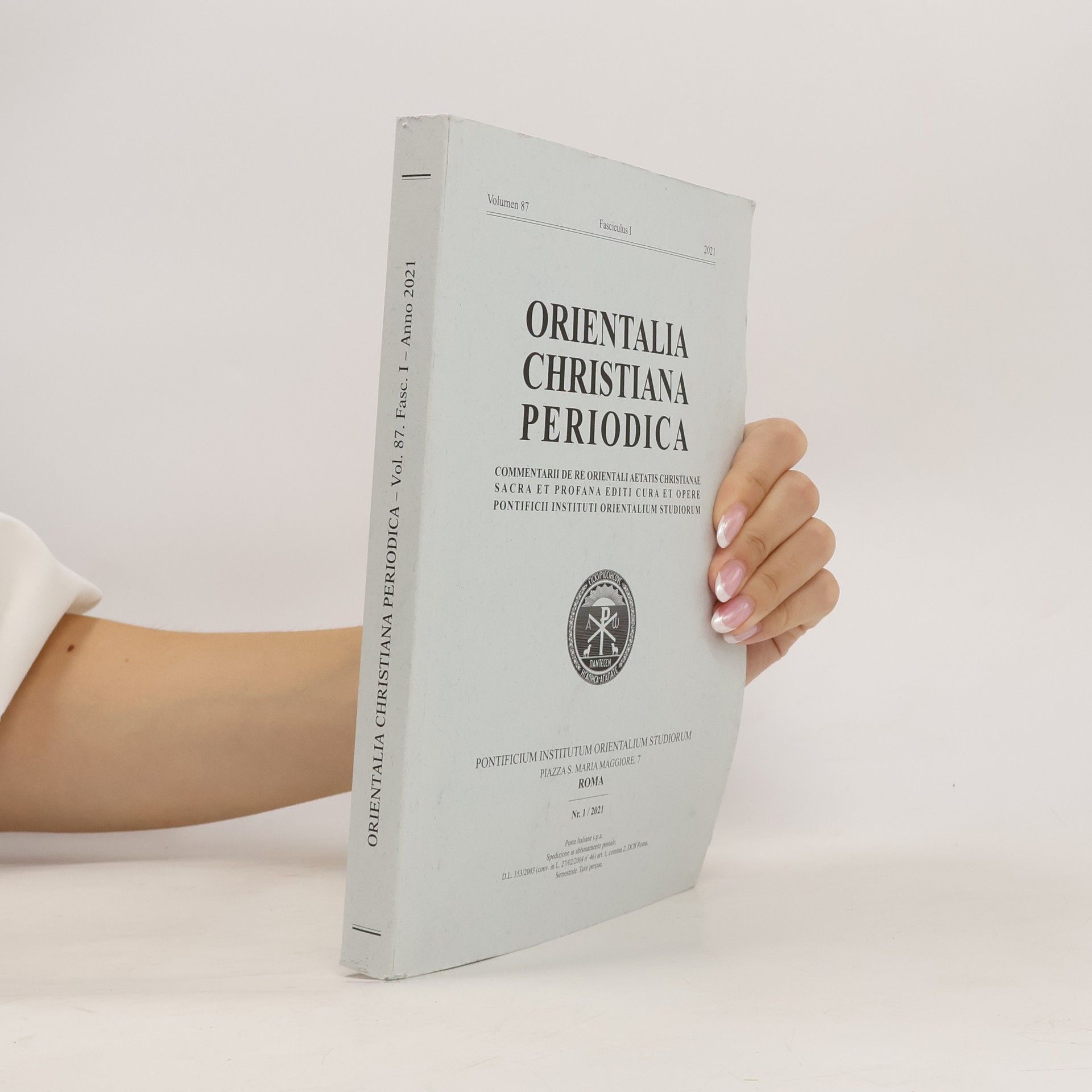AA.VV. Orientalia Christiana Periodica. Volume 87