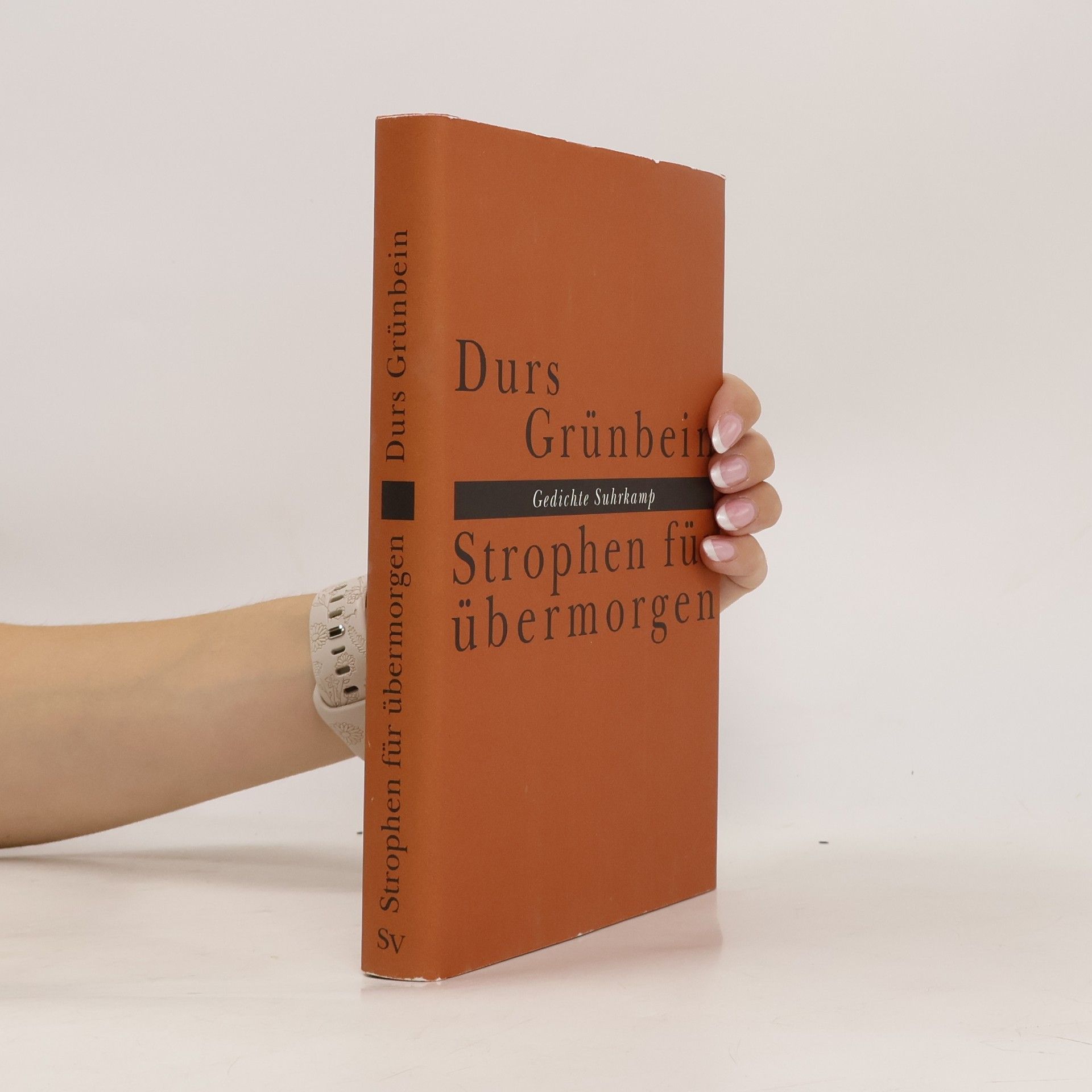 Durs Grünbein Strophen für übermorgen