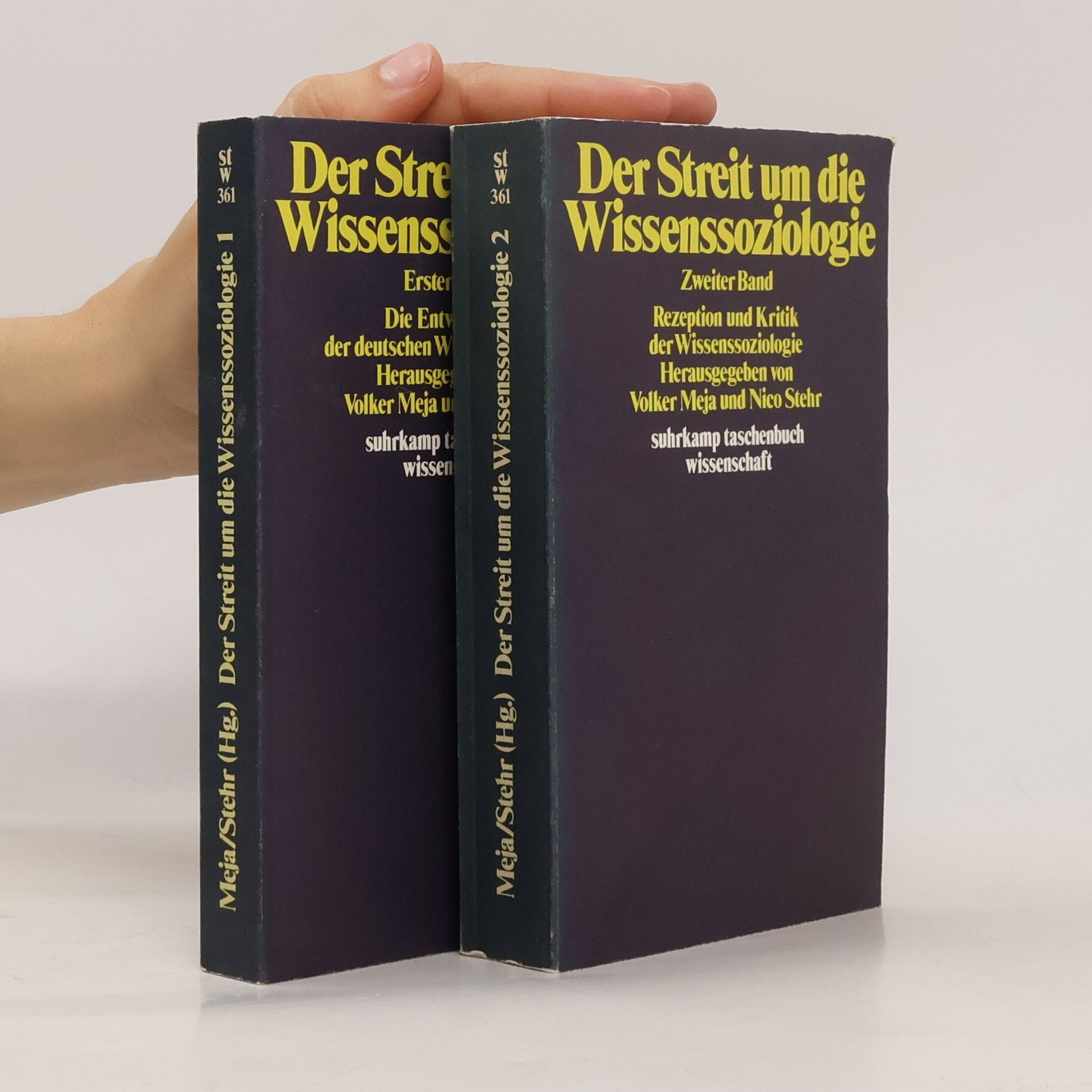 Volker Meja Der Streit um die Wissenssoziologie 1-2