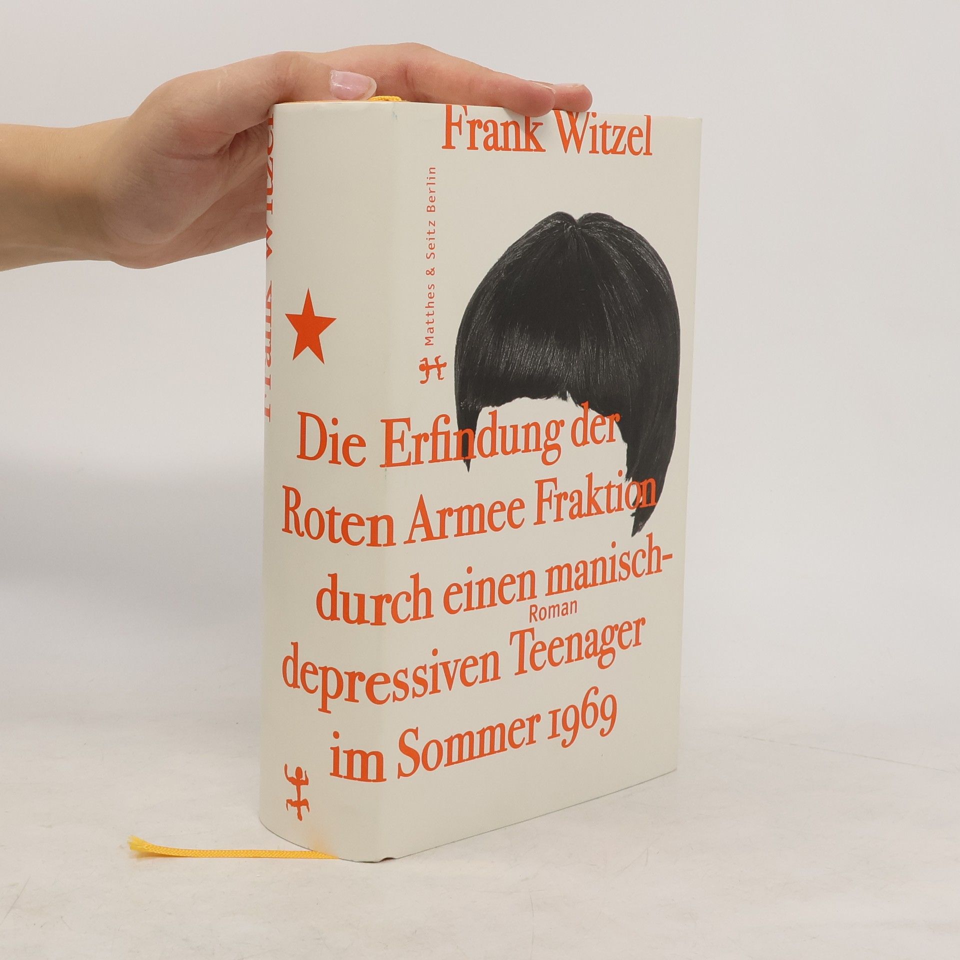 Frank Witzel Die Erfindung der Roten Armee Fraktion durch einen manisch-depressiven Teenager im Sommer 1969