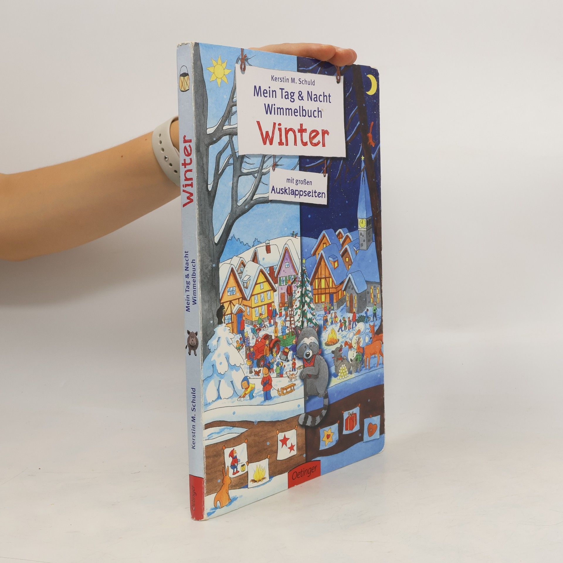 Kerstin M. Schuld Mein Tag & Nacht Wimmelbuch - Winter
