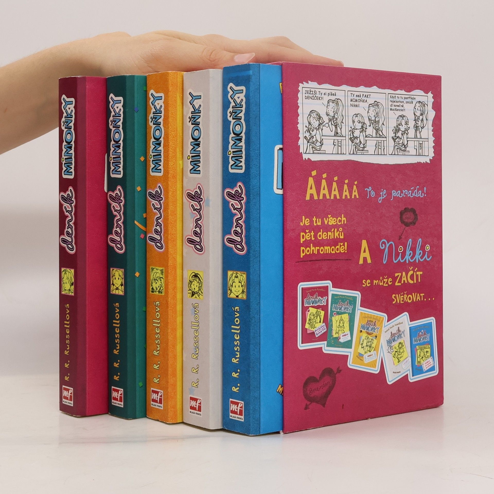 Rachel Renee Russell Deník Mimoňky box 1-5
