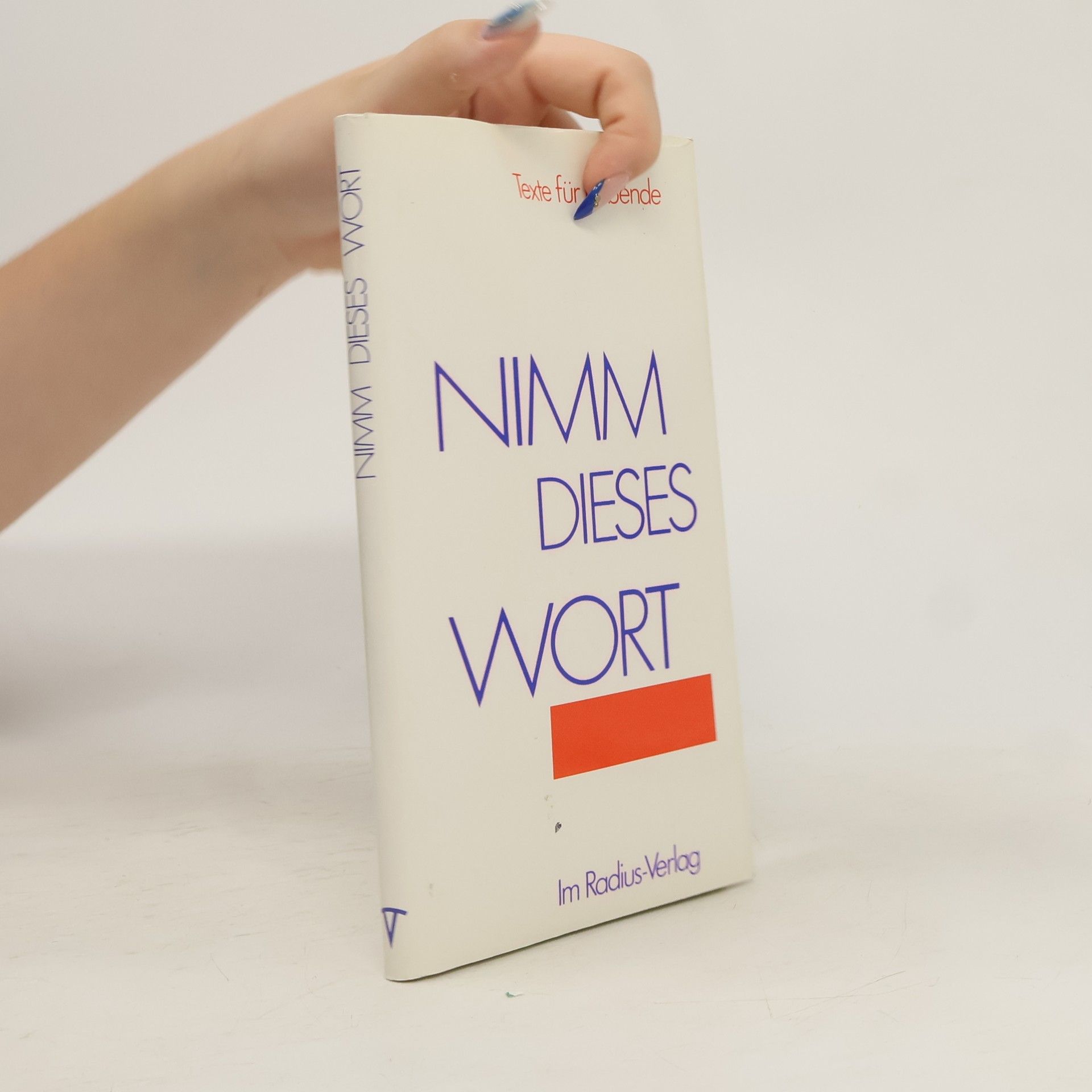 Wolfgang Erk Nimm dieses Wort