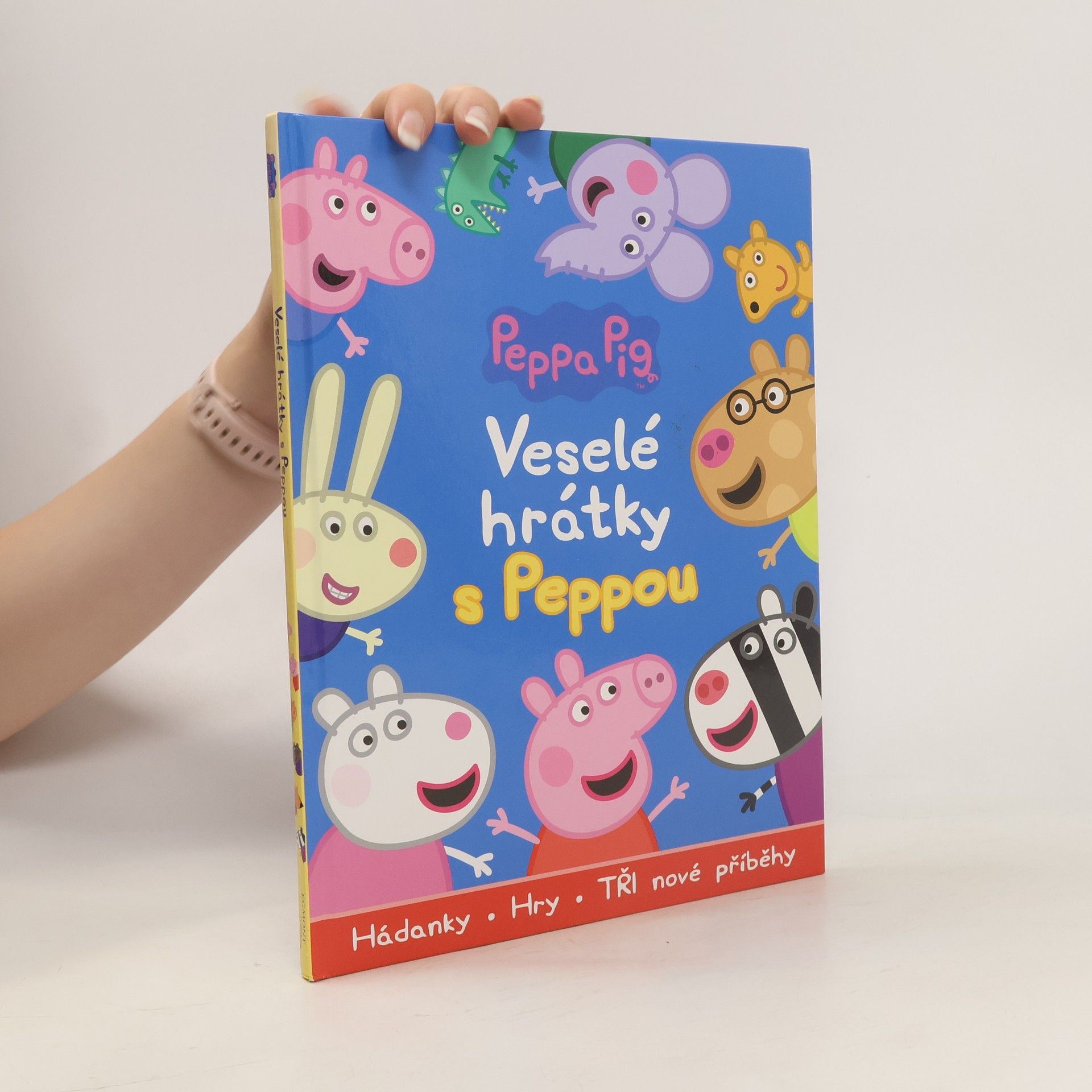 Kolektiv autorů Veselé hrátky s Peppou: Hádanky, hry, tři nové příběhy