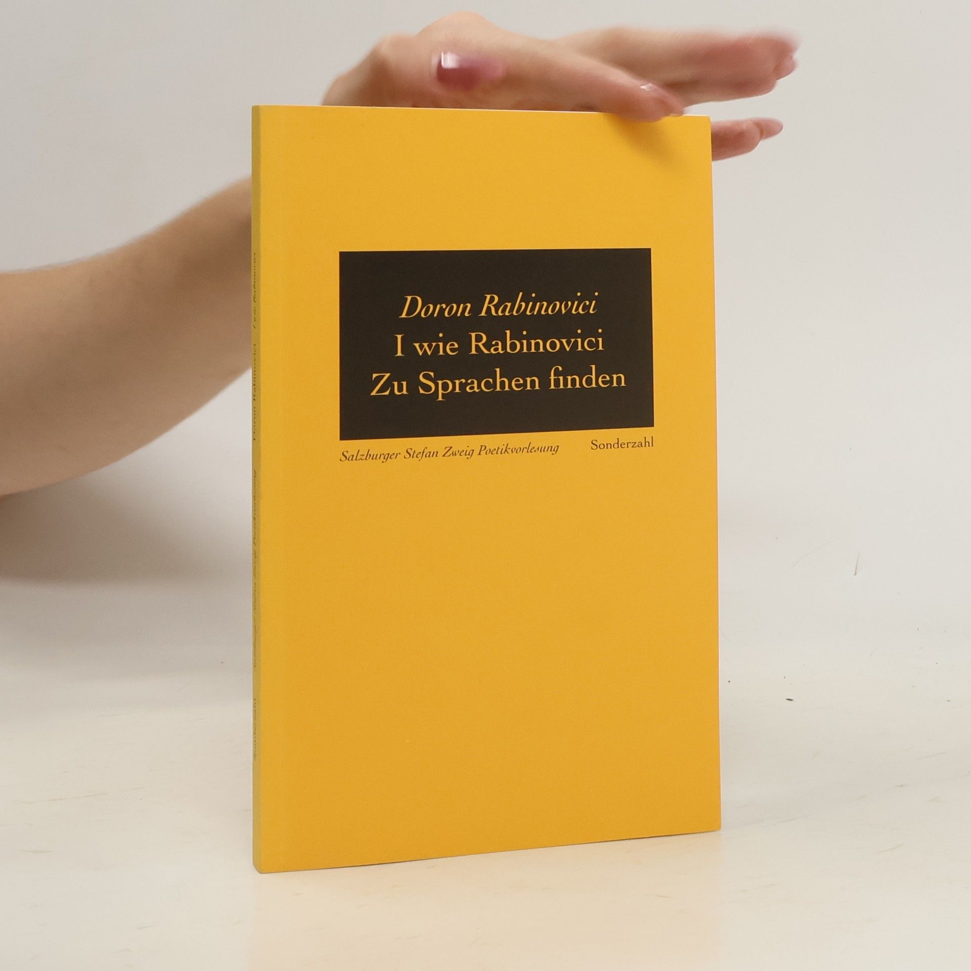 Doron Rabinovici I wie Rabinovici - zu Sprachen finden