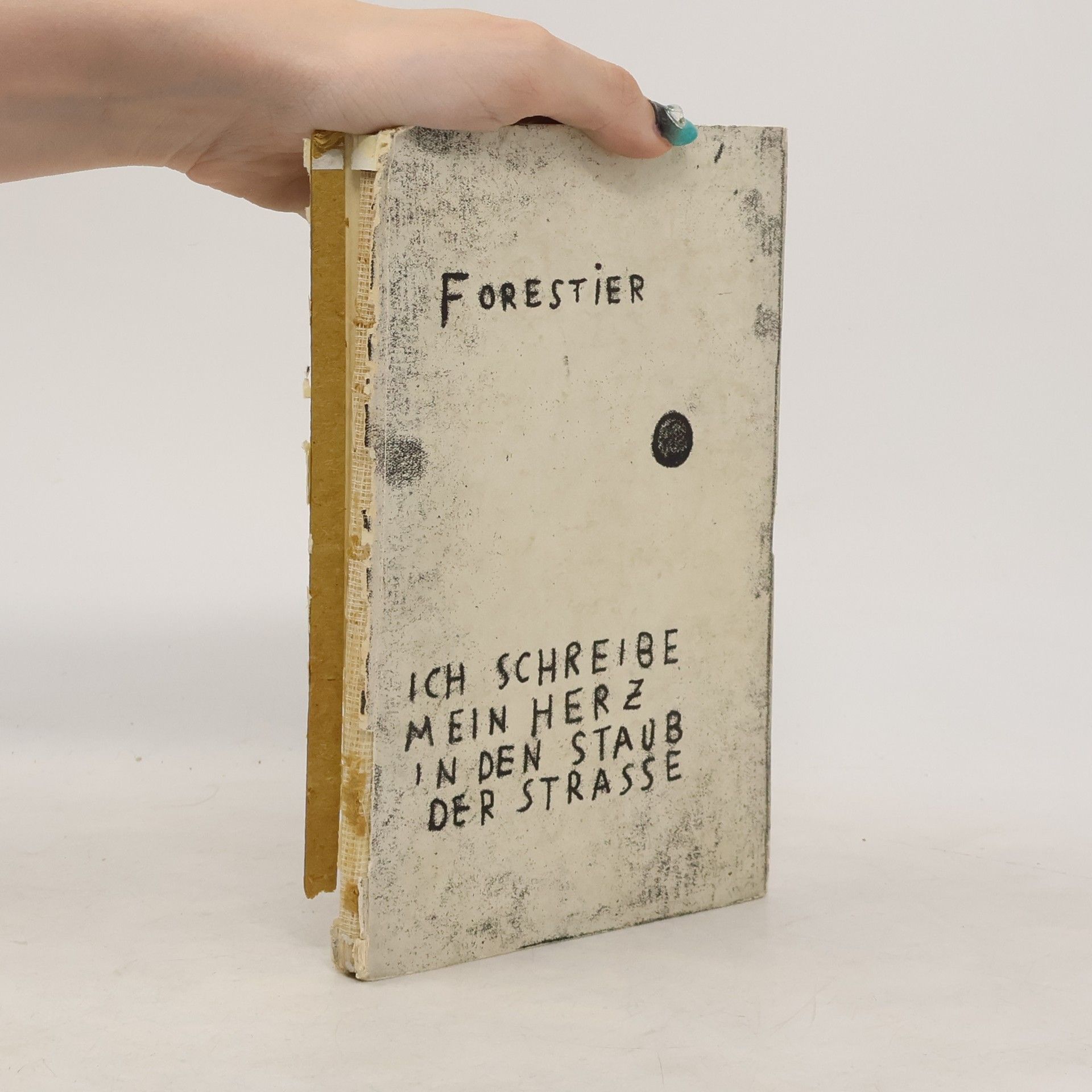 Georges Forestier Ich schreibe mein Herz in den Staub der  Strasse