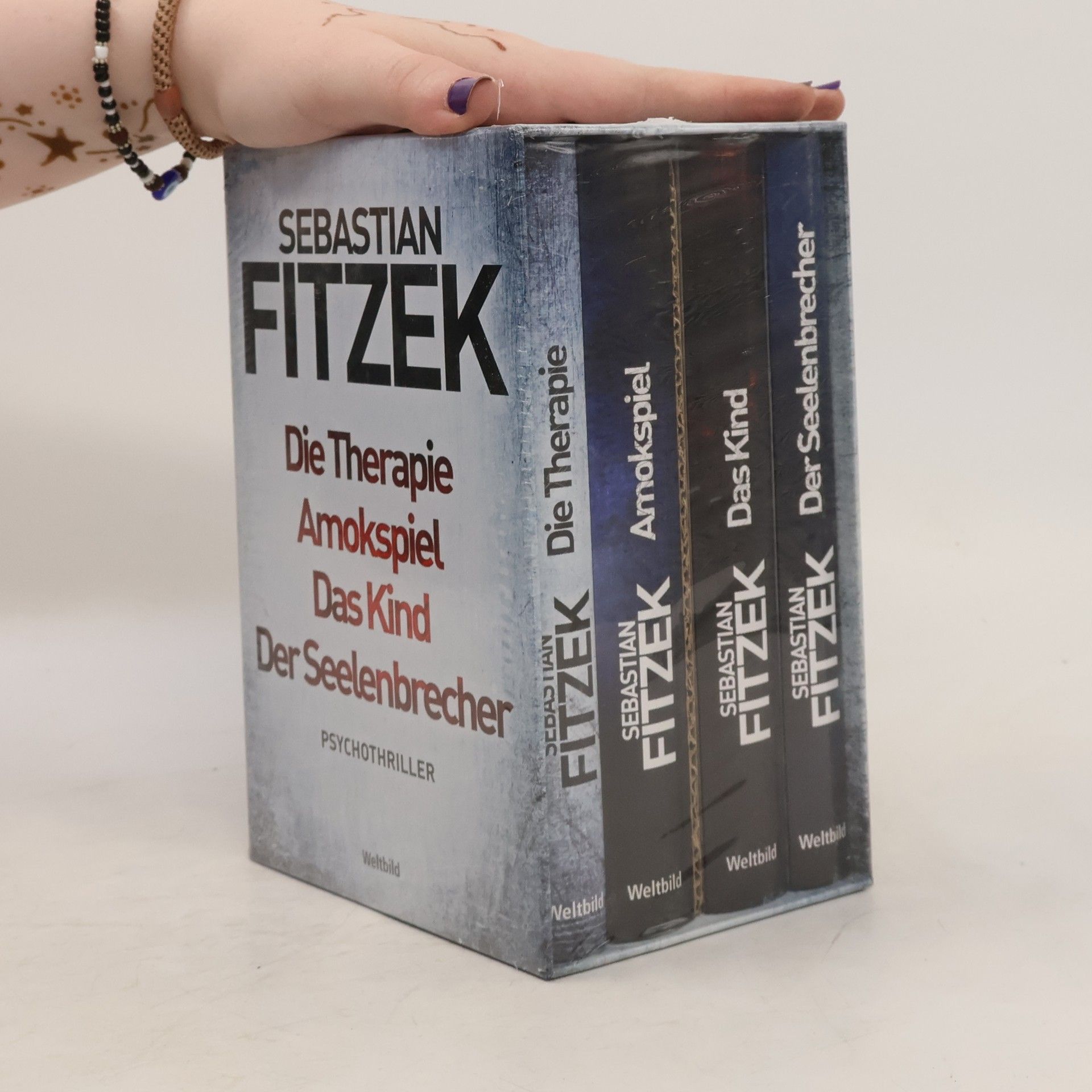 Sebastian Fitzek Die Therapie, Amokspiel, Der Seelenbrecher, Das Kind
