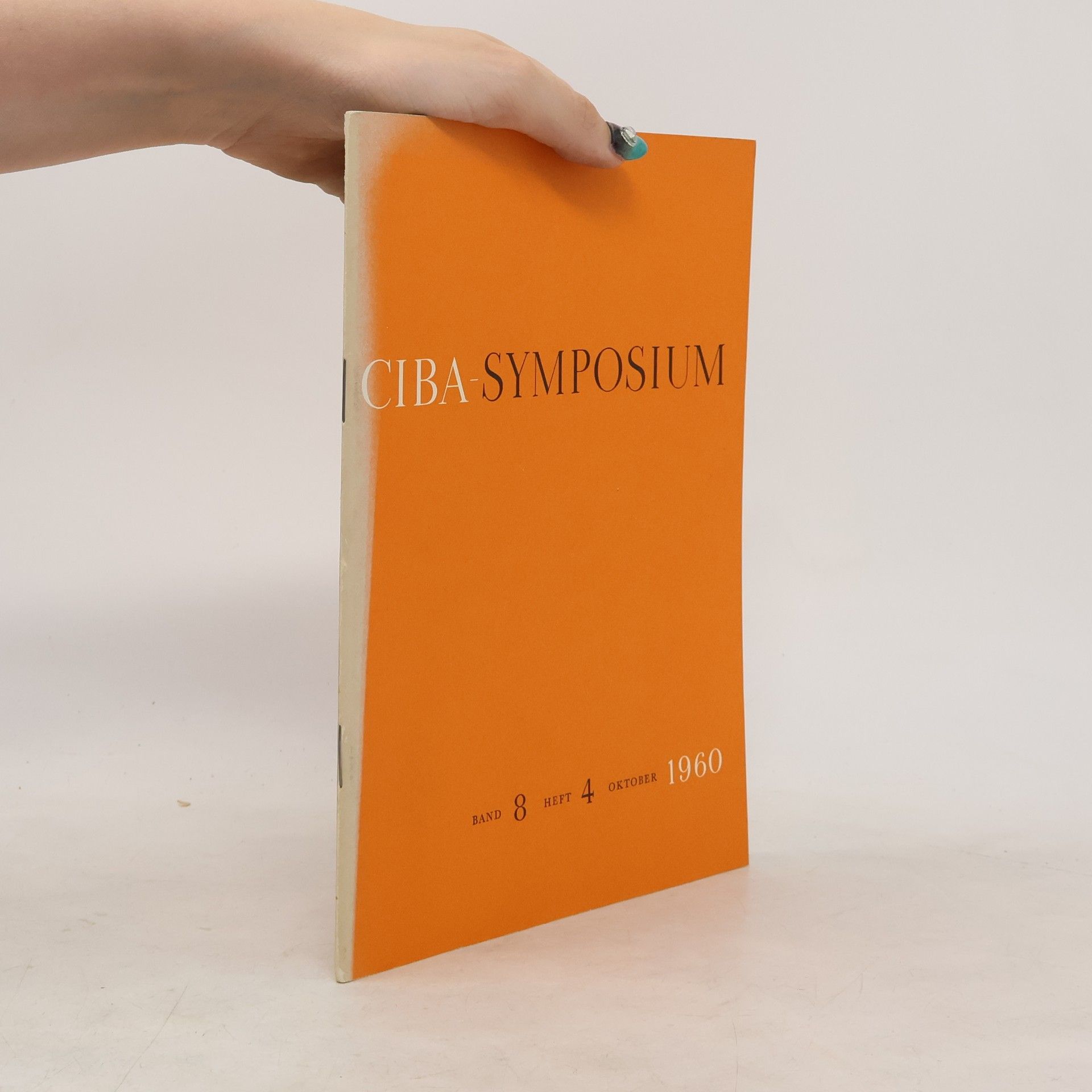 Autorenkollektiv Ciba-Symposium Band 8, Heft 4