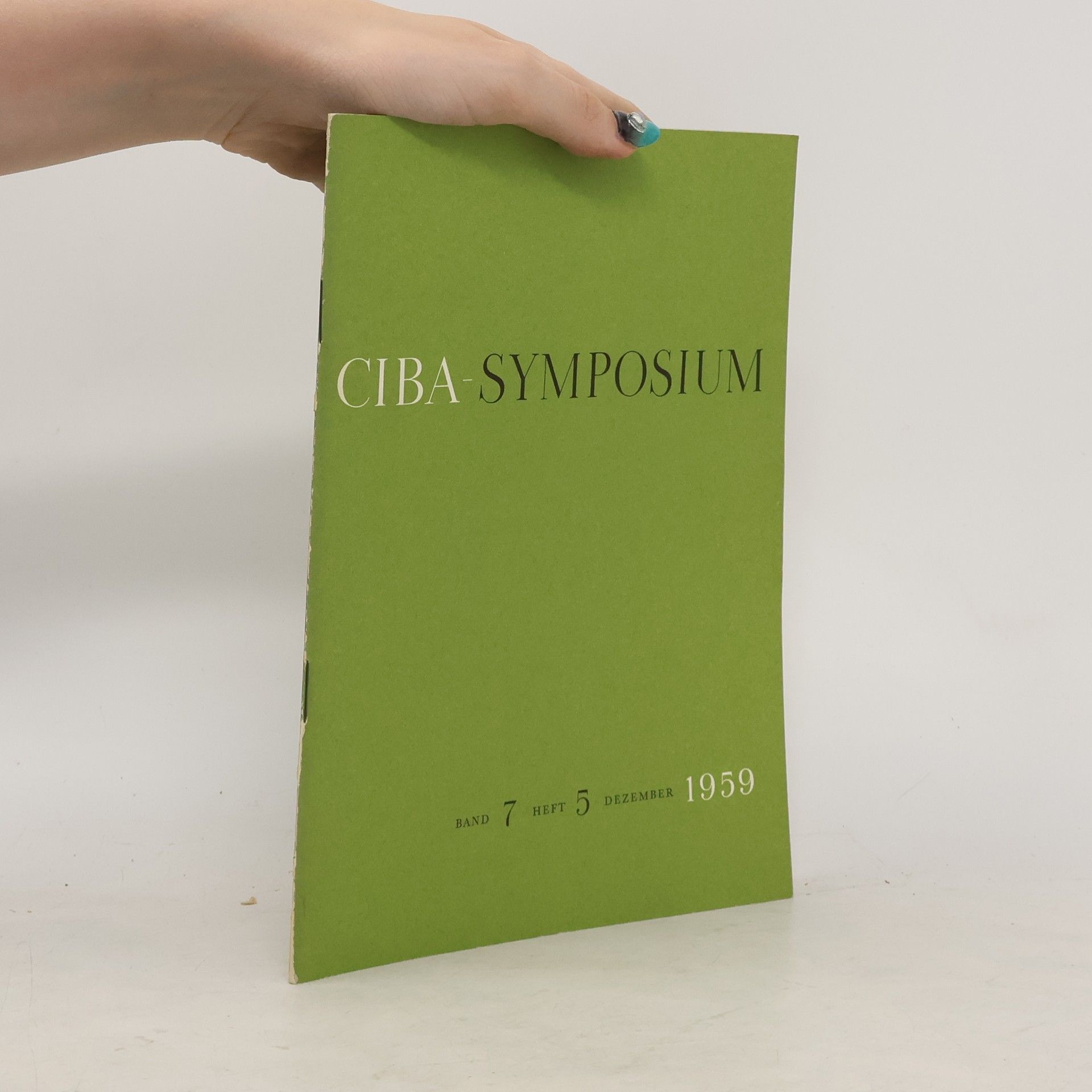 Autorenkollektiv Ciba-Symposium Band 7, Heft 5