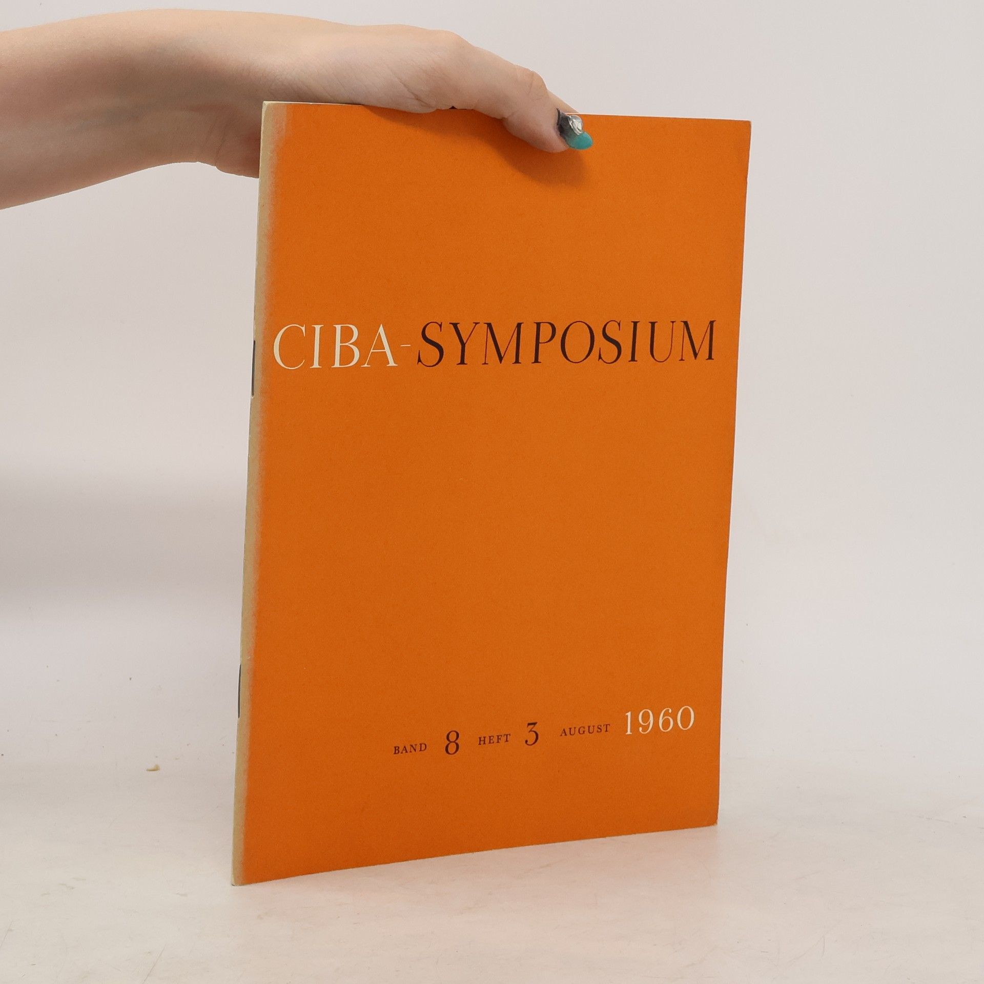 AA.VV. Ciba-Symposium. Band 8, Heft 3, 1960