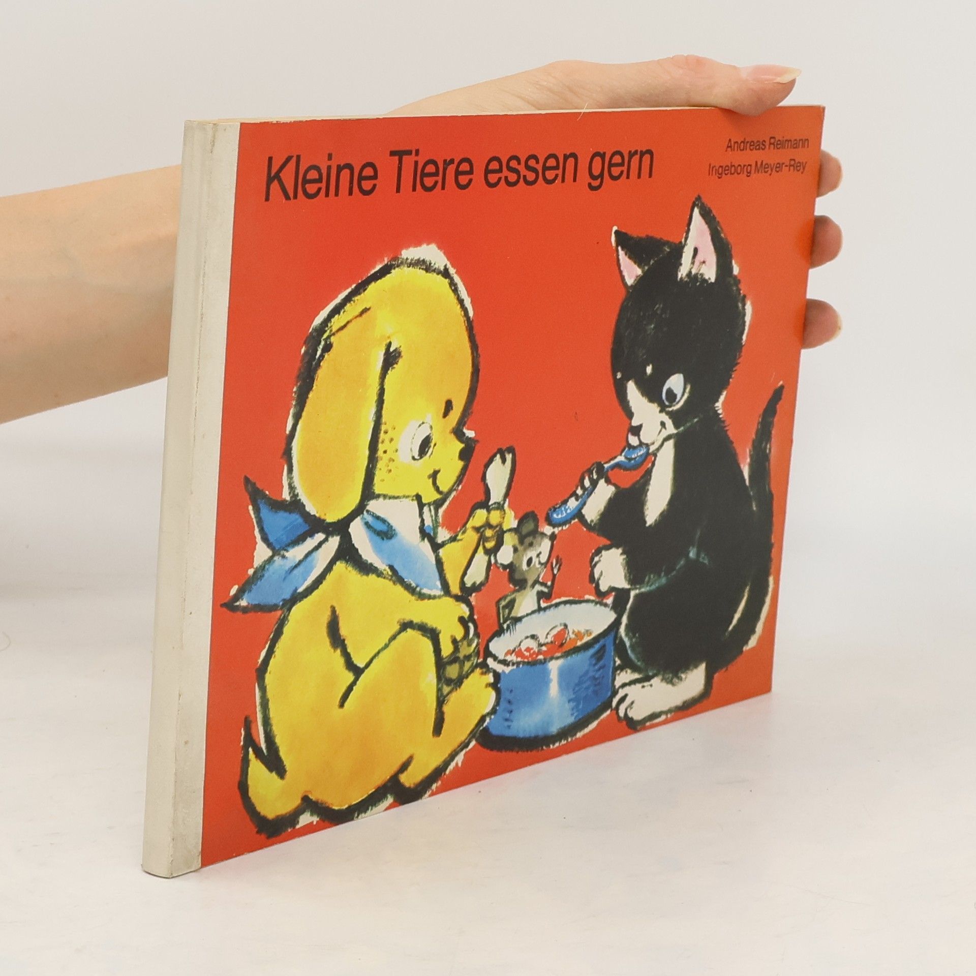 Andreas Reimann Kleine Tiere essen gern. Vierfarbiges Pappbilderbuch